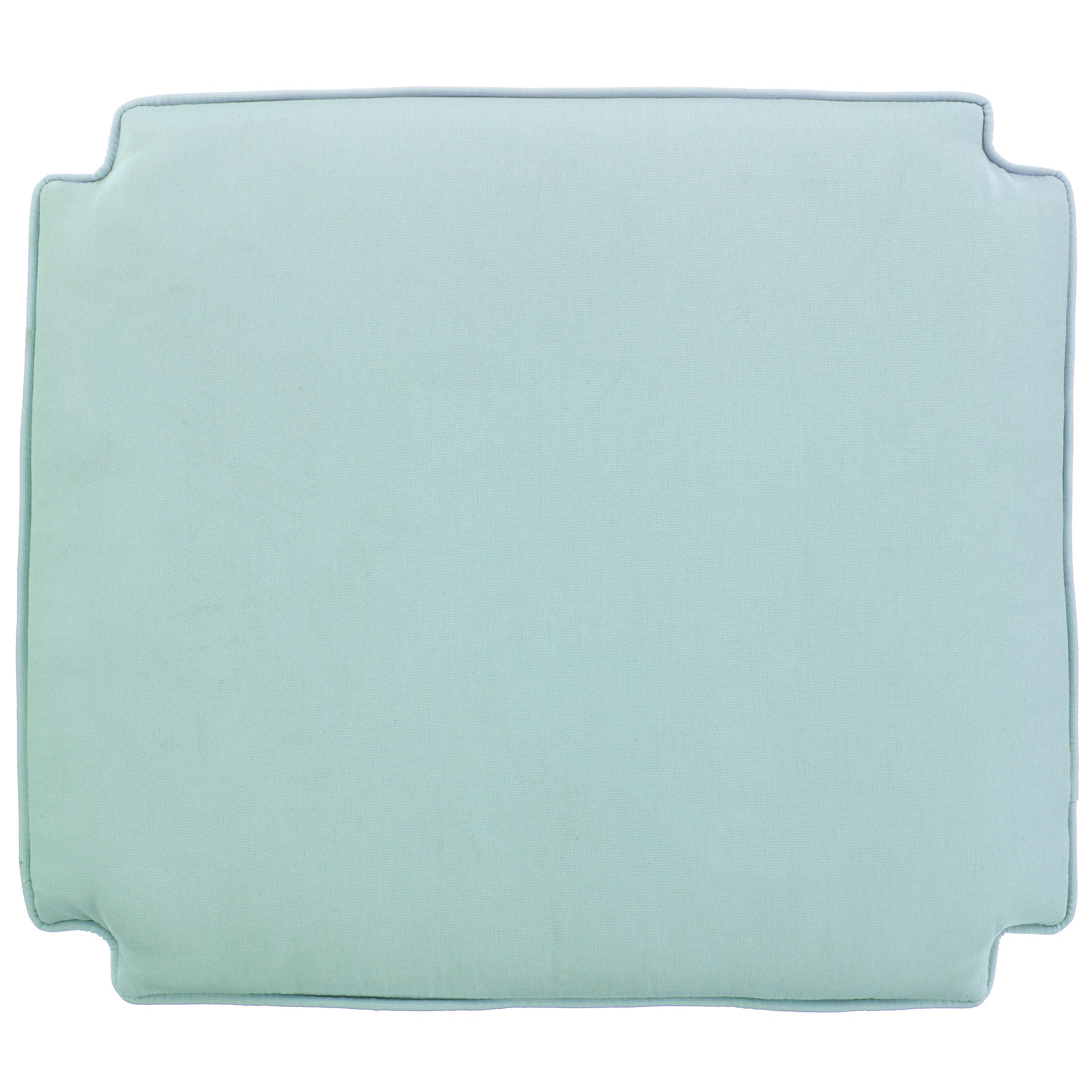 John Lewis Vermont Chair Cushion, Pale Kingfisher