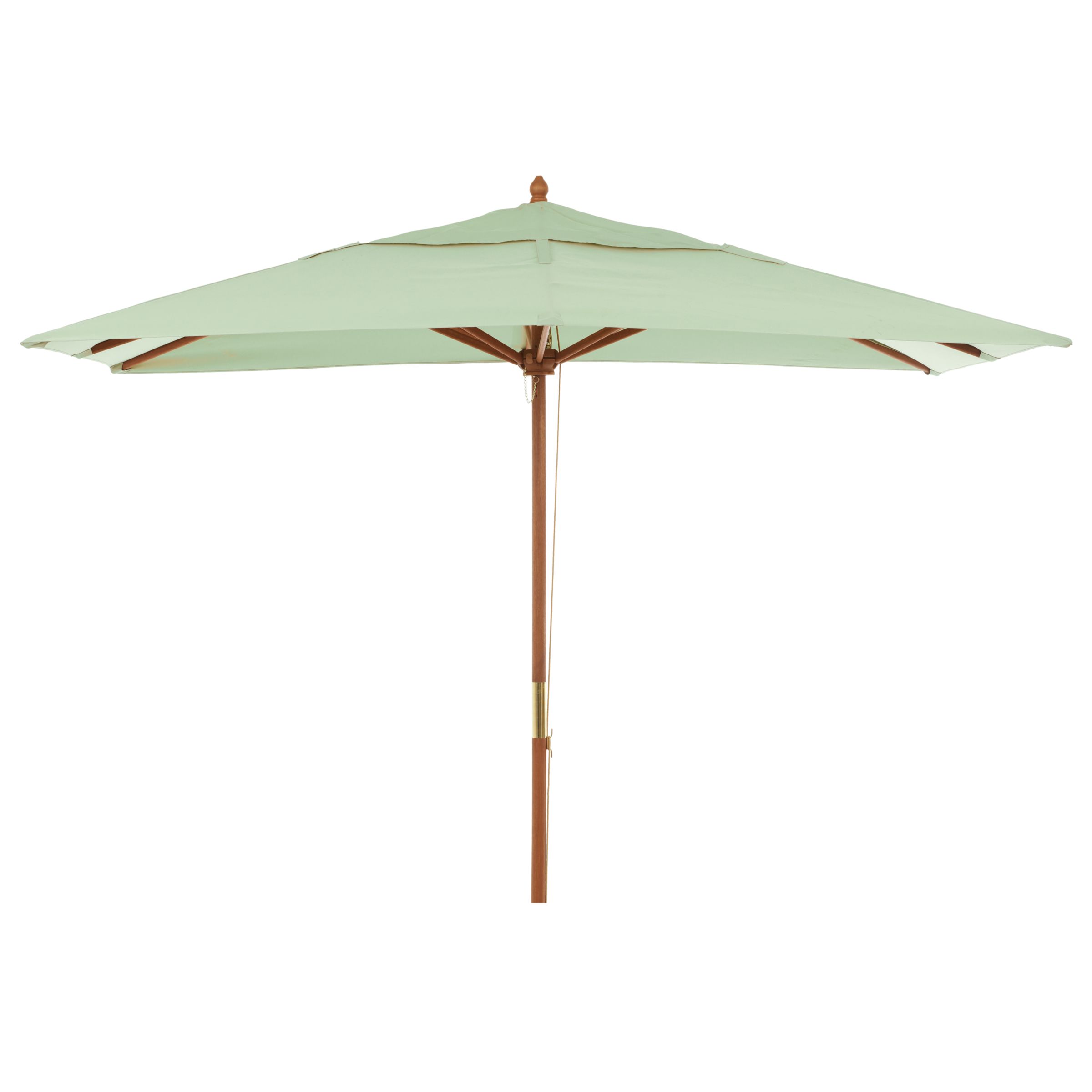 John Lewis Market Parasol, Leaf, 3x2m