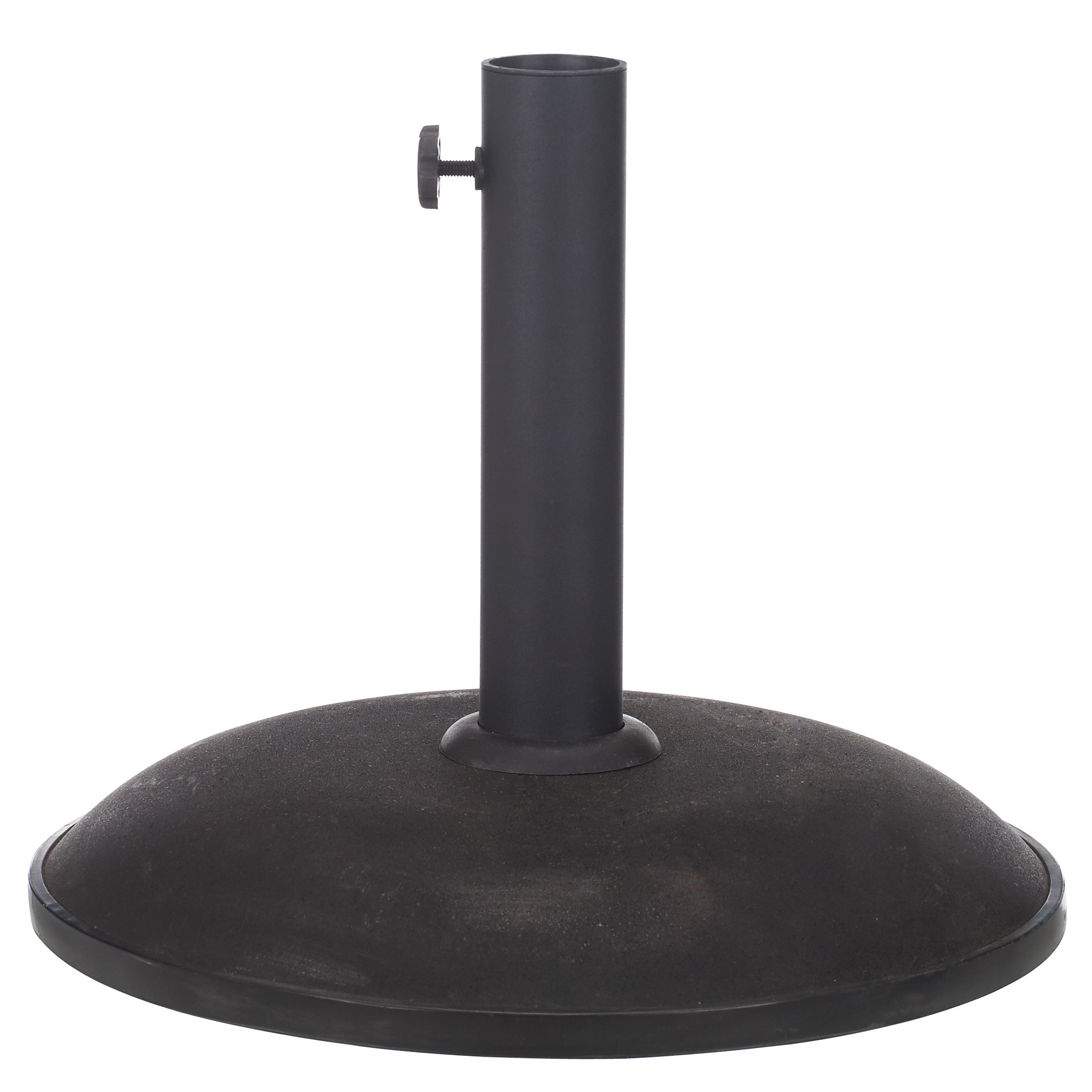 John Lewis 15kg Stone Baseweight, Black