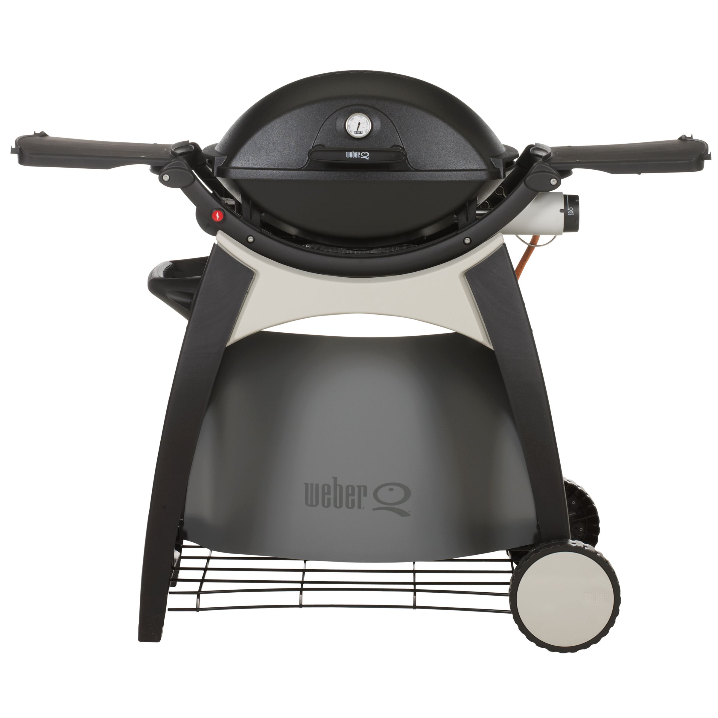 Weber Q220 Black Line Gas Barbecue with Cart at John Lewis
