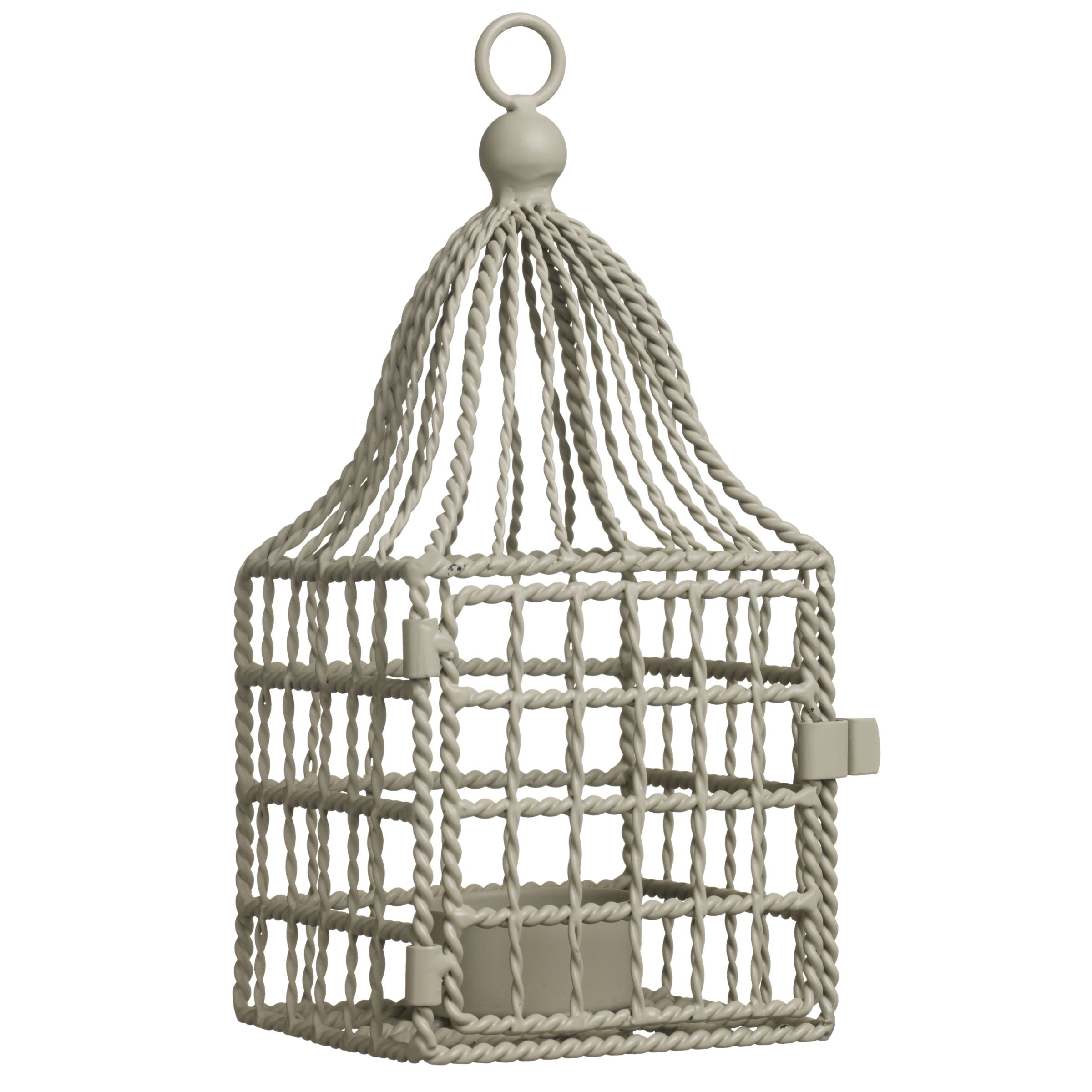 John Lewis Tealight Birdcage Lantern, Mushroom
