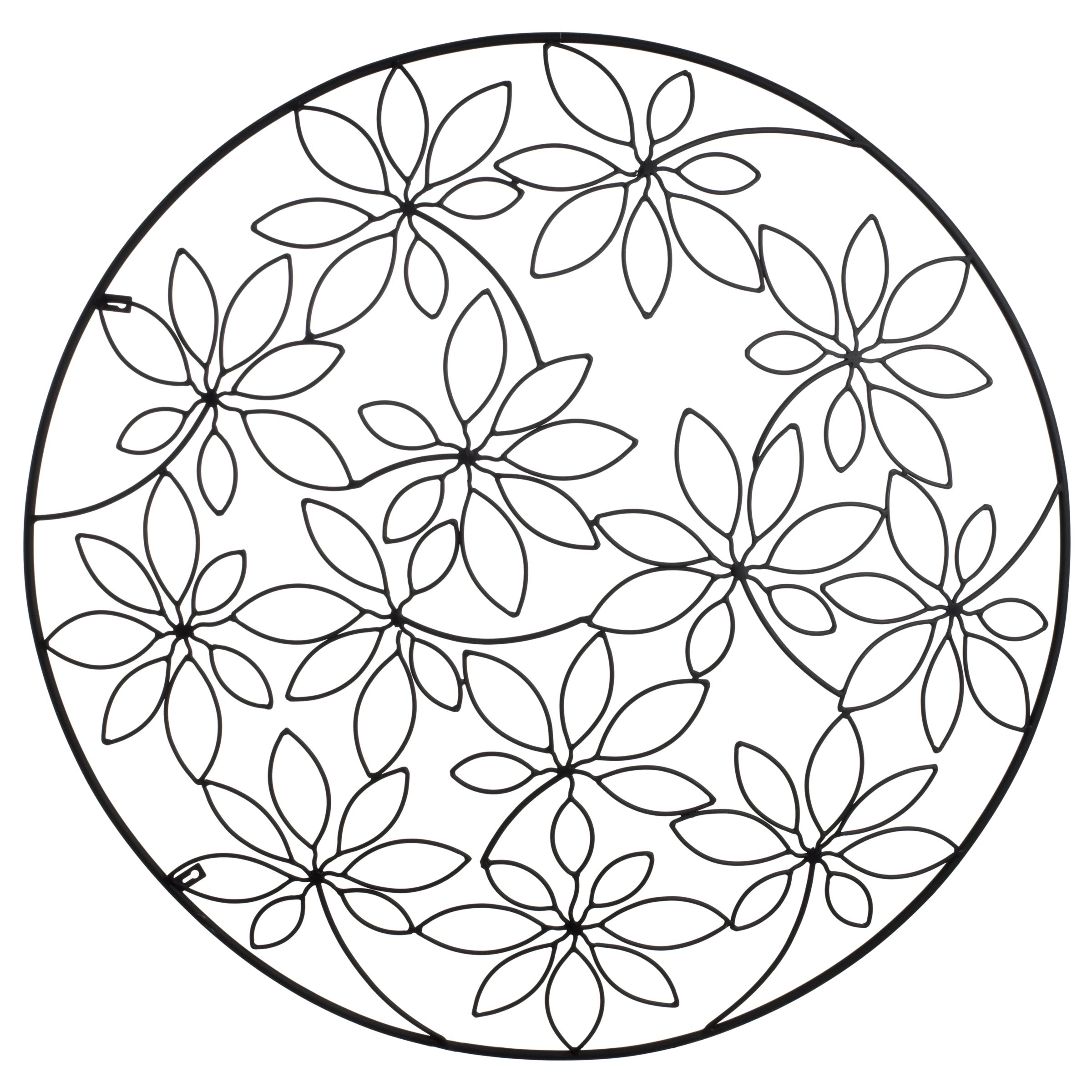 Forage Leaves Outdoor Wall Art, Dia.100cm