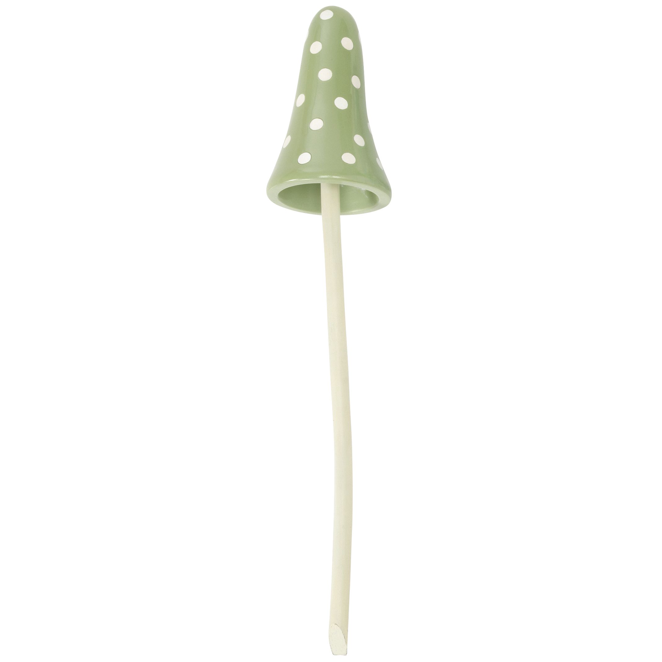 John Lewis Decorative Ceramic Mushroom Garden Stake, Leaf