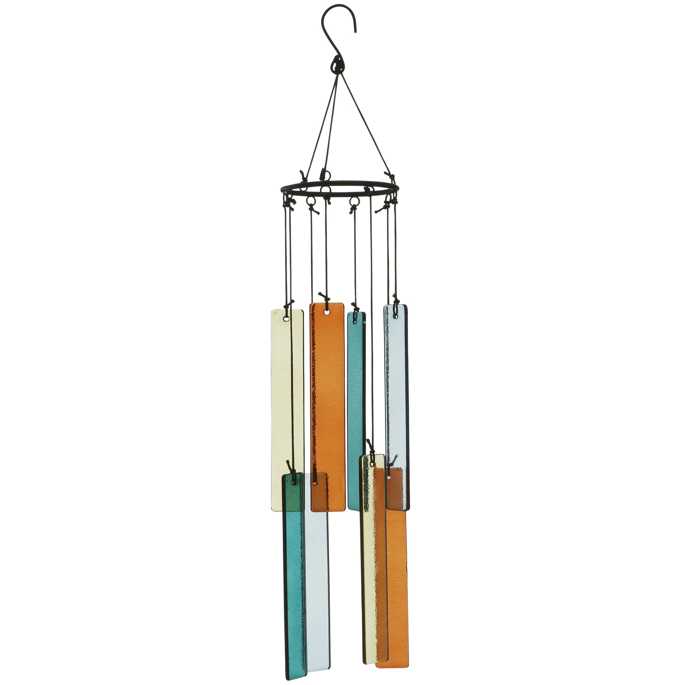 John Lewis Rectangular Painted Glass Wind Chime