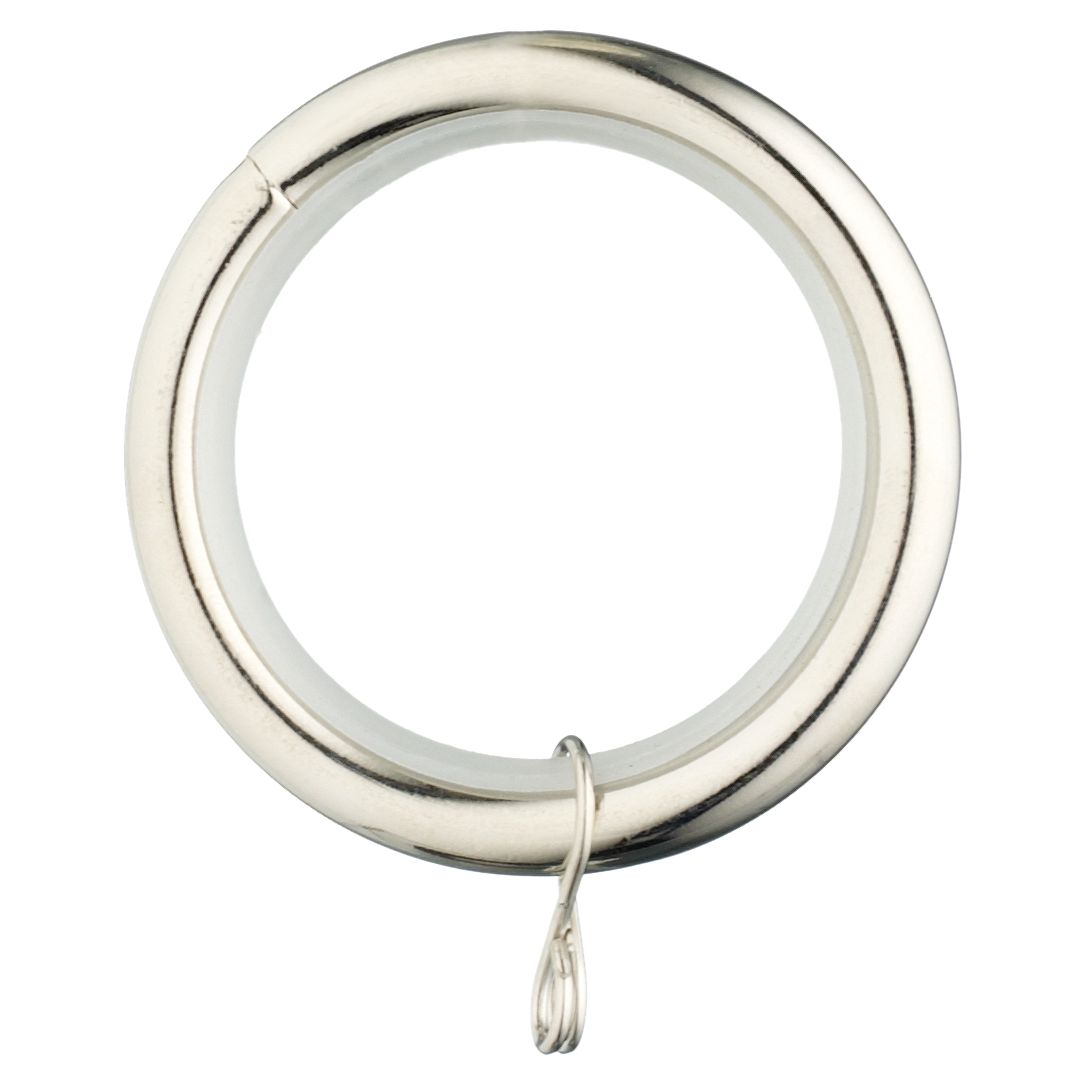 Extendable Curtain Pole Rings, Set of