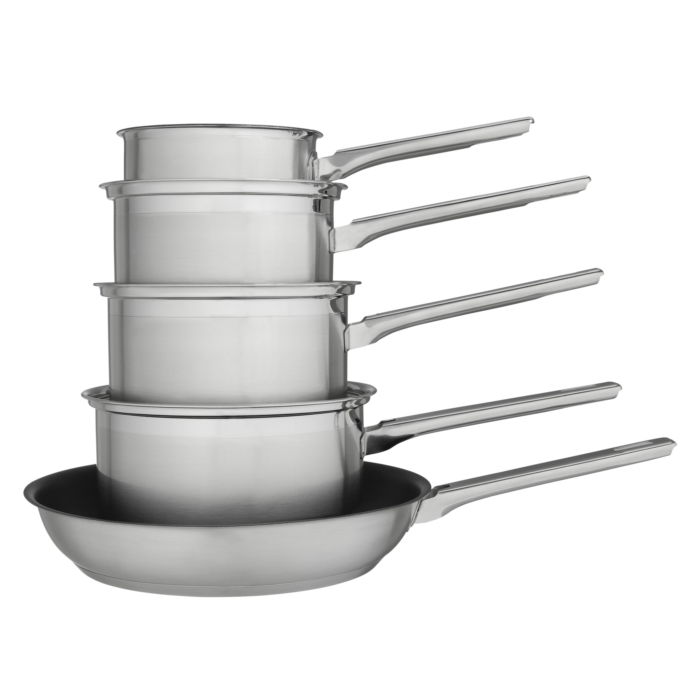 John Lewis Classic II Essential Pan Set, 5 Piece at John Lewis