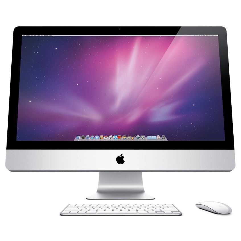 New Apple iMac MC510B/A 3.2GHz SuperDrive Desktop Computer with 27 Inch Monitor at JohnLewis