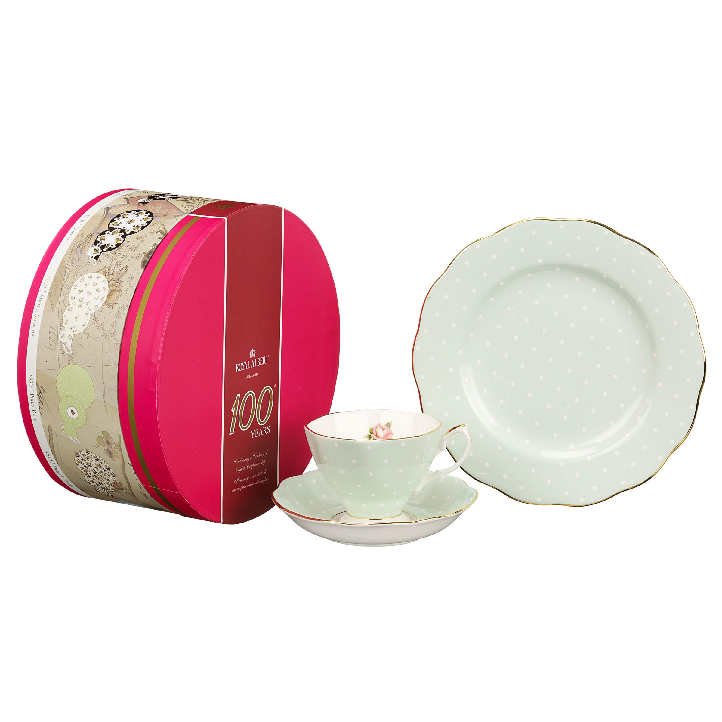 Royal Albert Polka Rose Tea Set