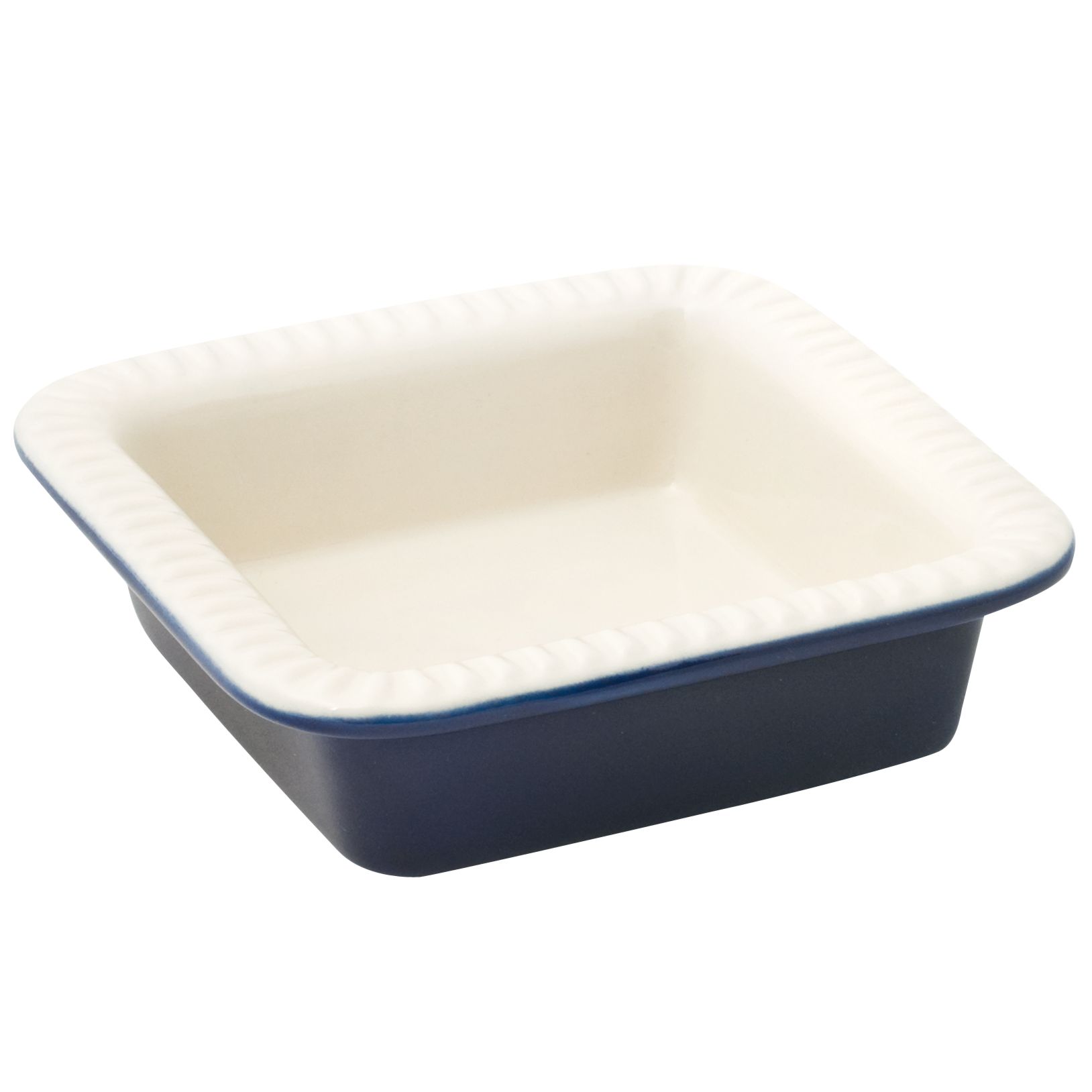 Hairy Bikers Square Pie Dish, Small, Blue