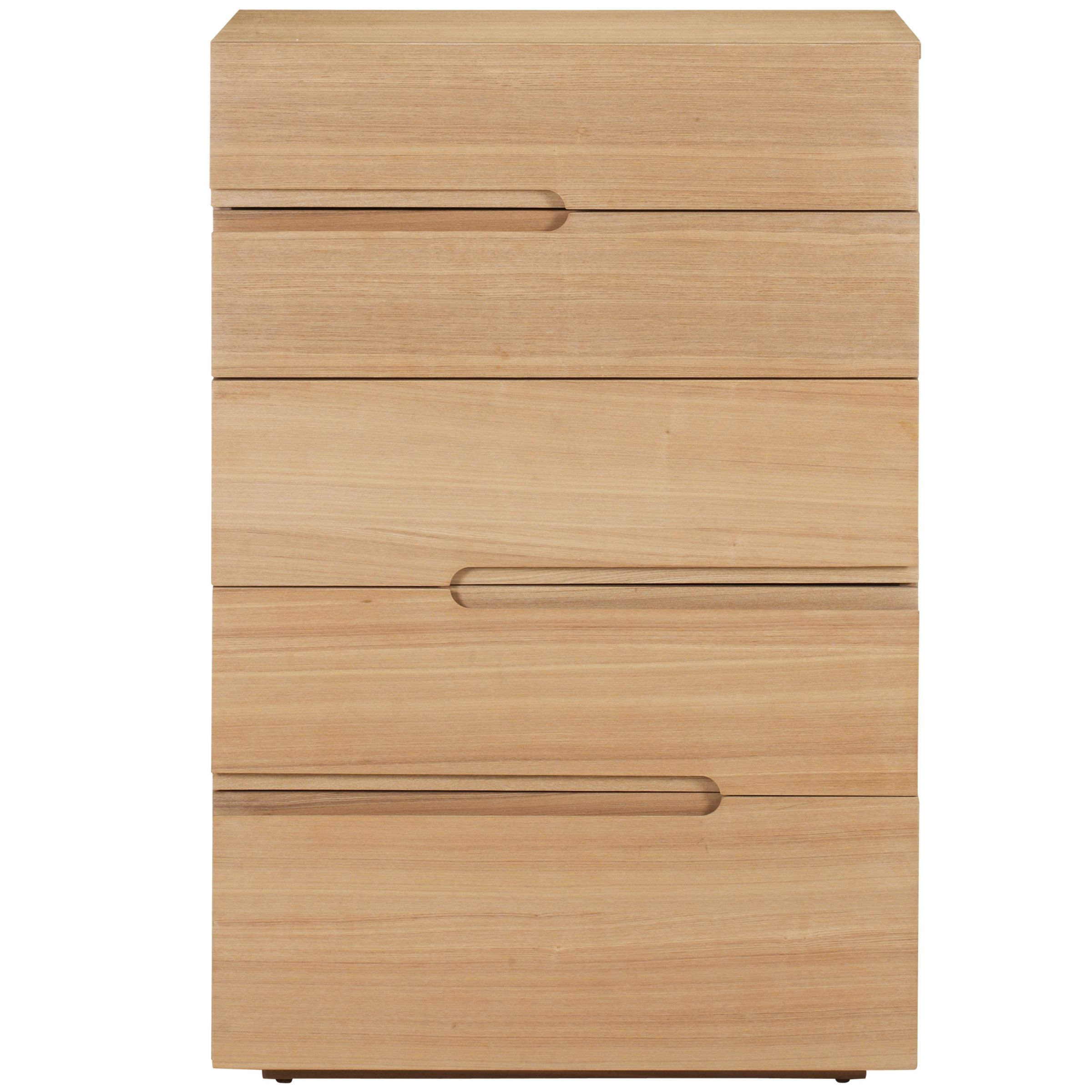 John Lewis Pacific 5 Drawer Tall Chest, Ash at John Lewis