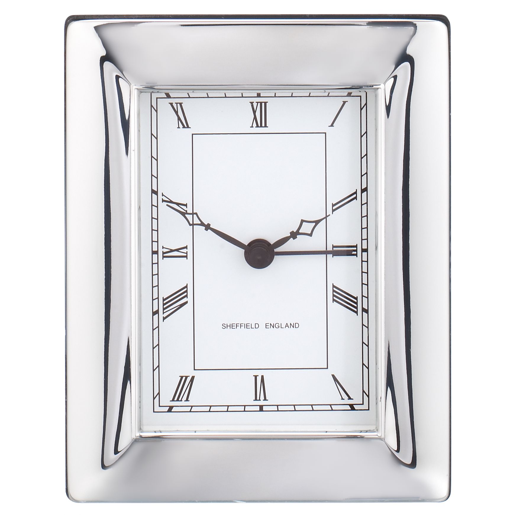 John Lewis Sterling Silver Desk Clock