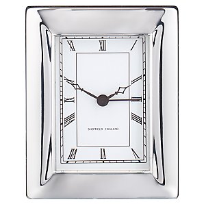 Sterling Silver Desk Clock