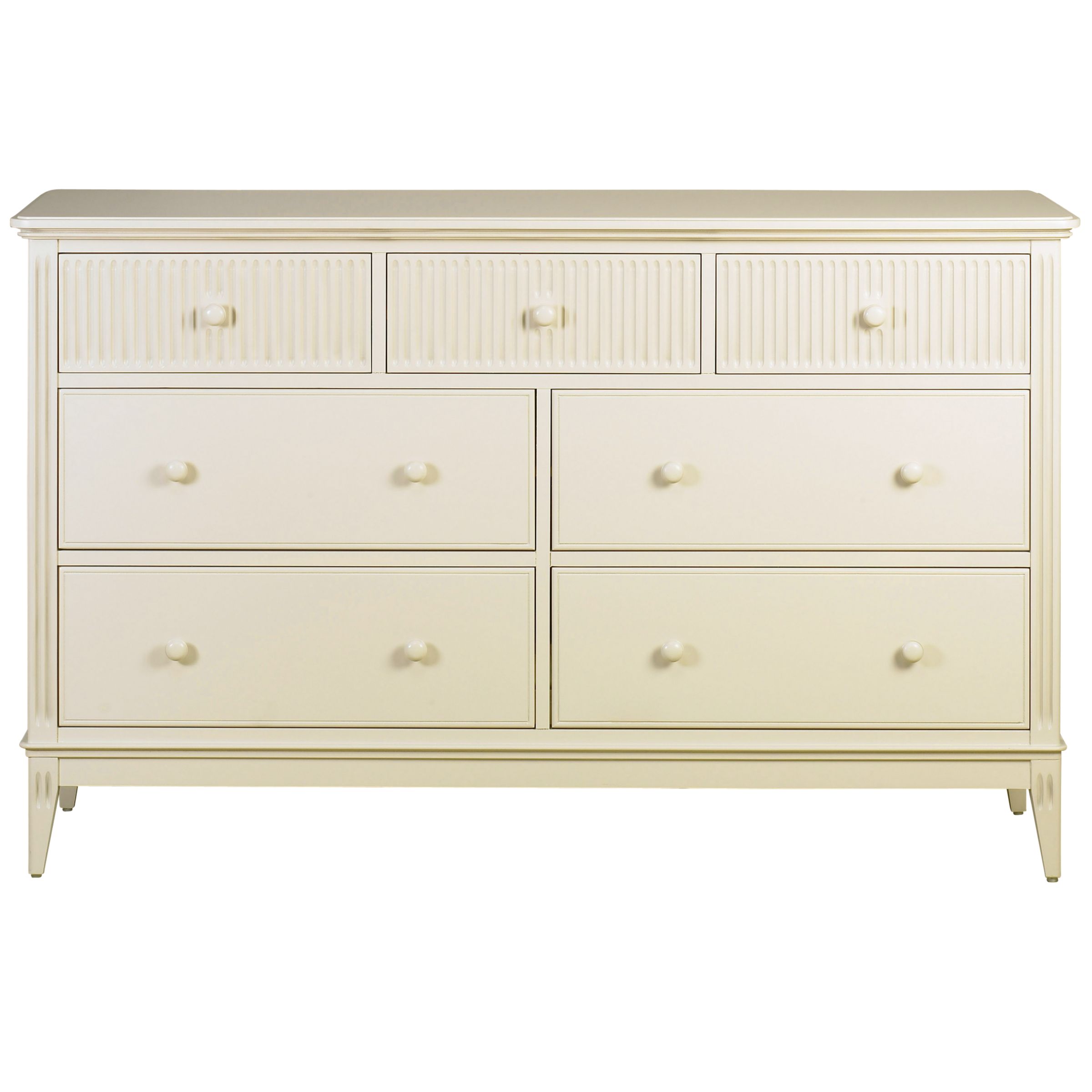 Albany 3 + 4 Drawer Chest, Buttermilk