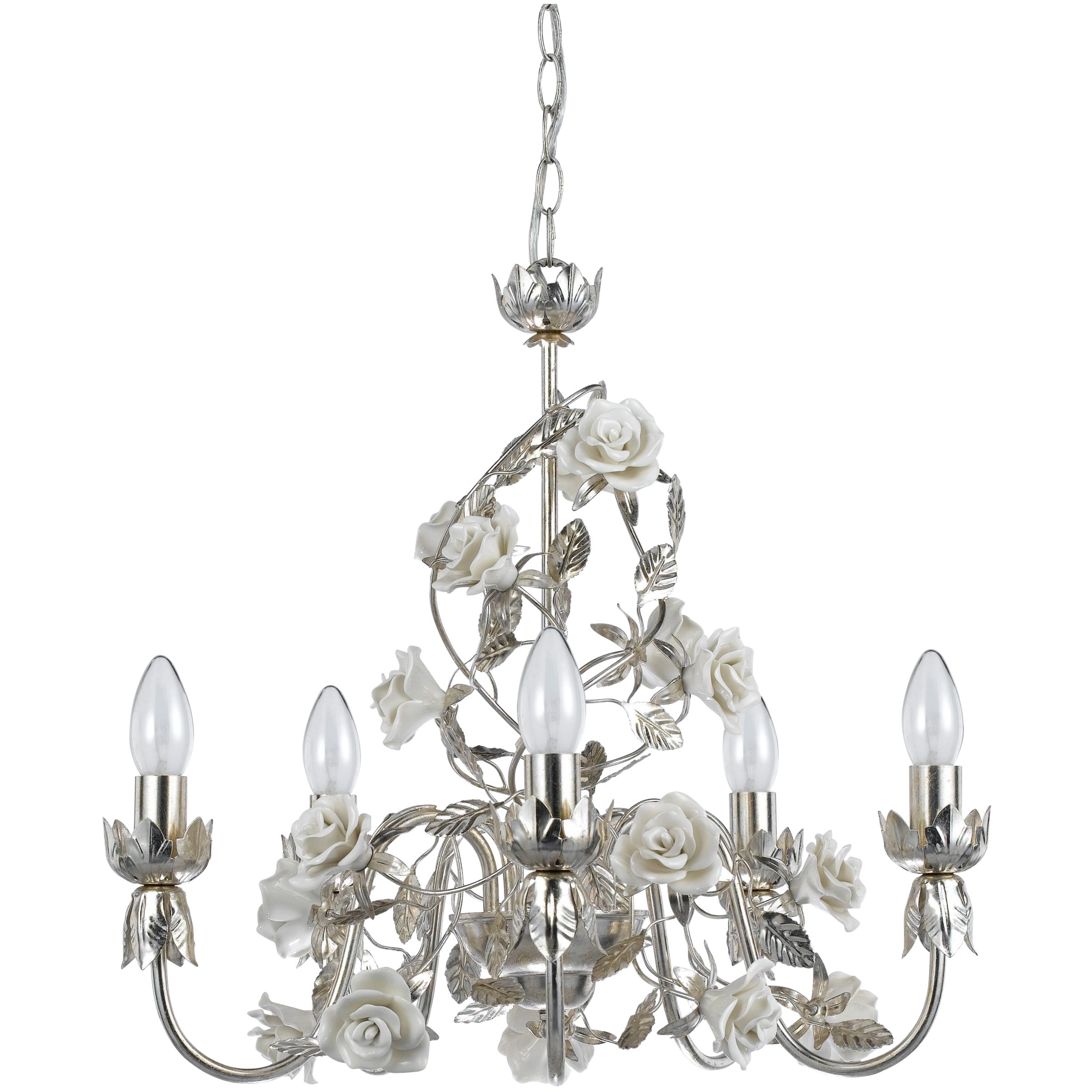 Rosanne Flowers Ceiling Light, 5 Arm