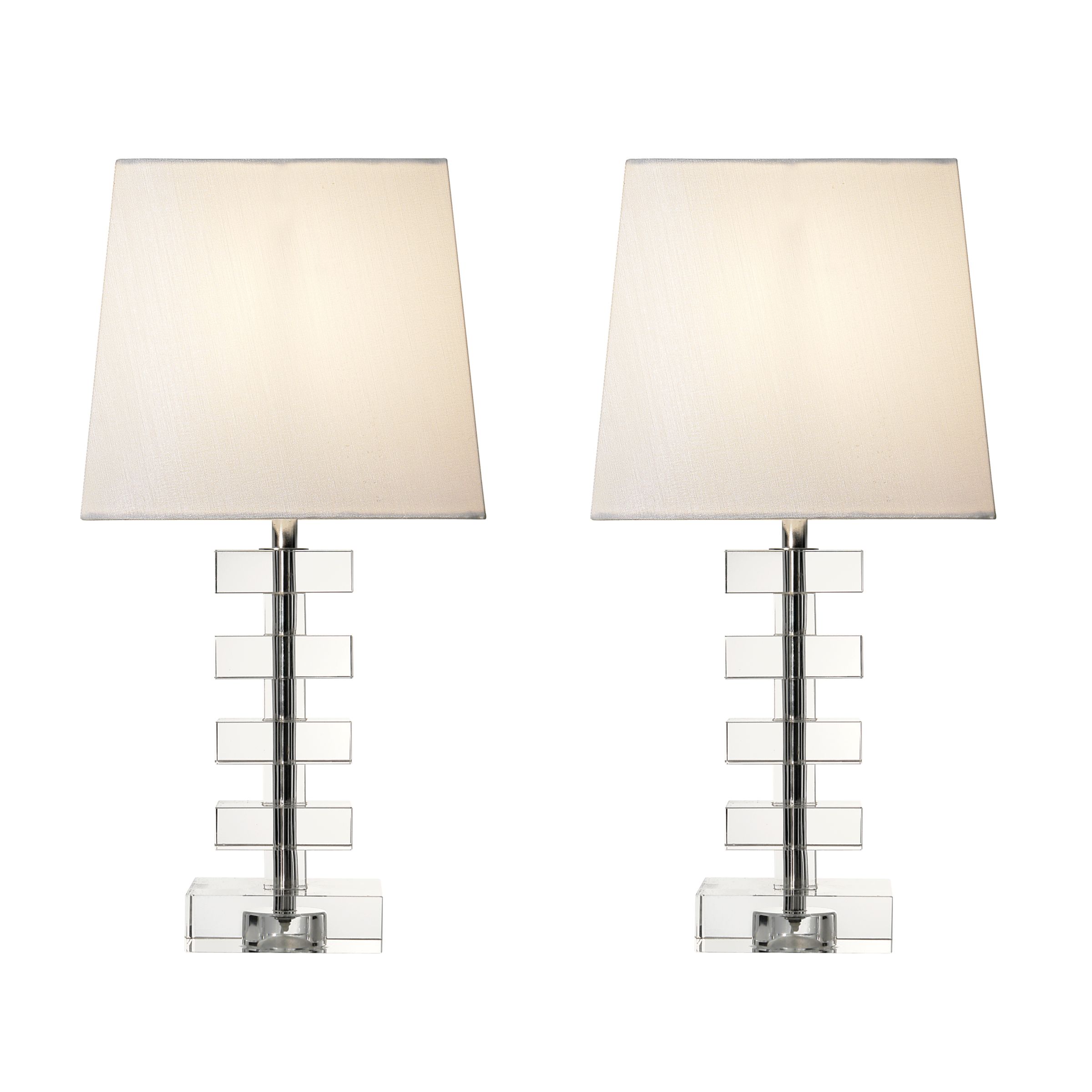 John Lewis Clare Table Lamp, Set of 2