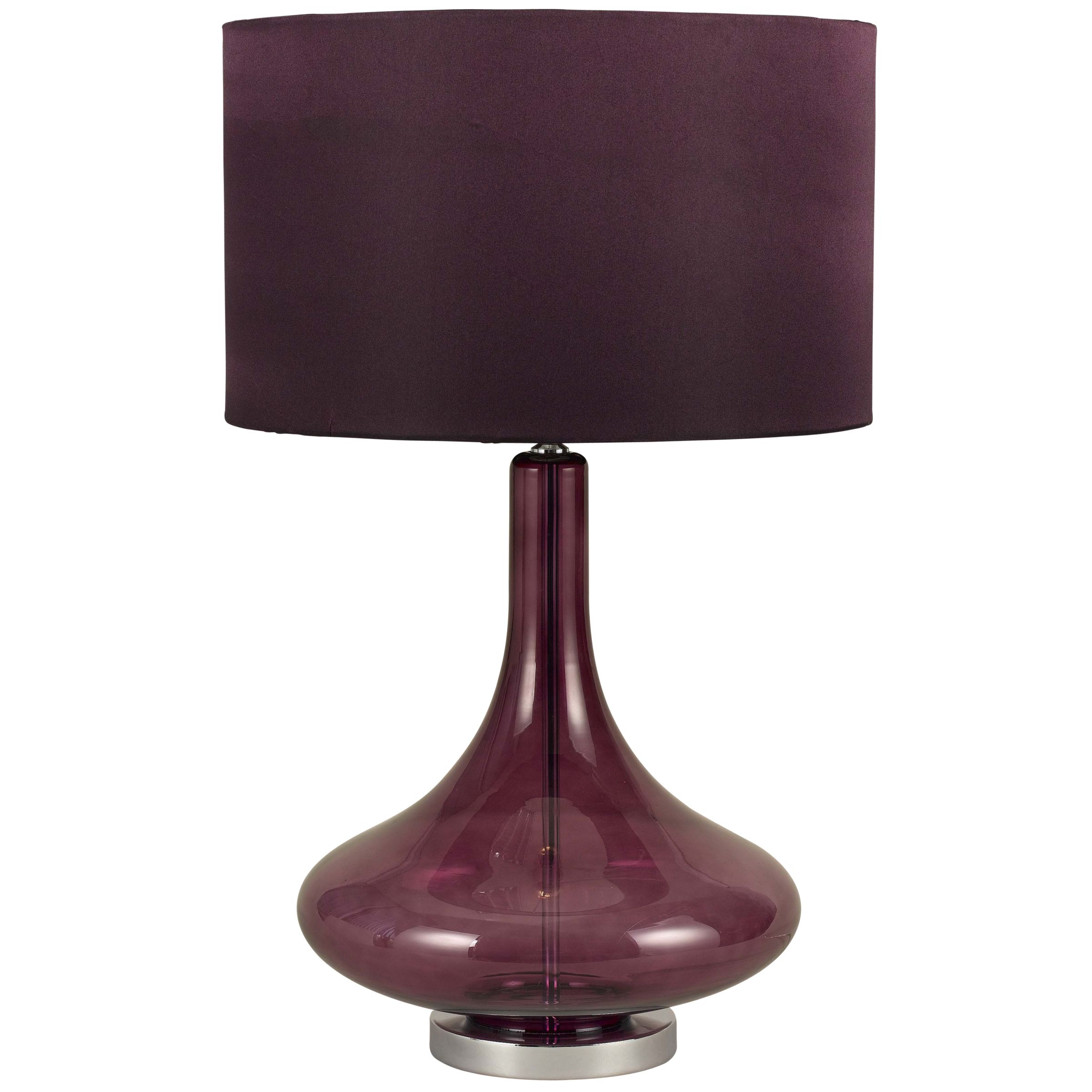 John Lewis Carrie Table Lamp, Cassis