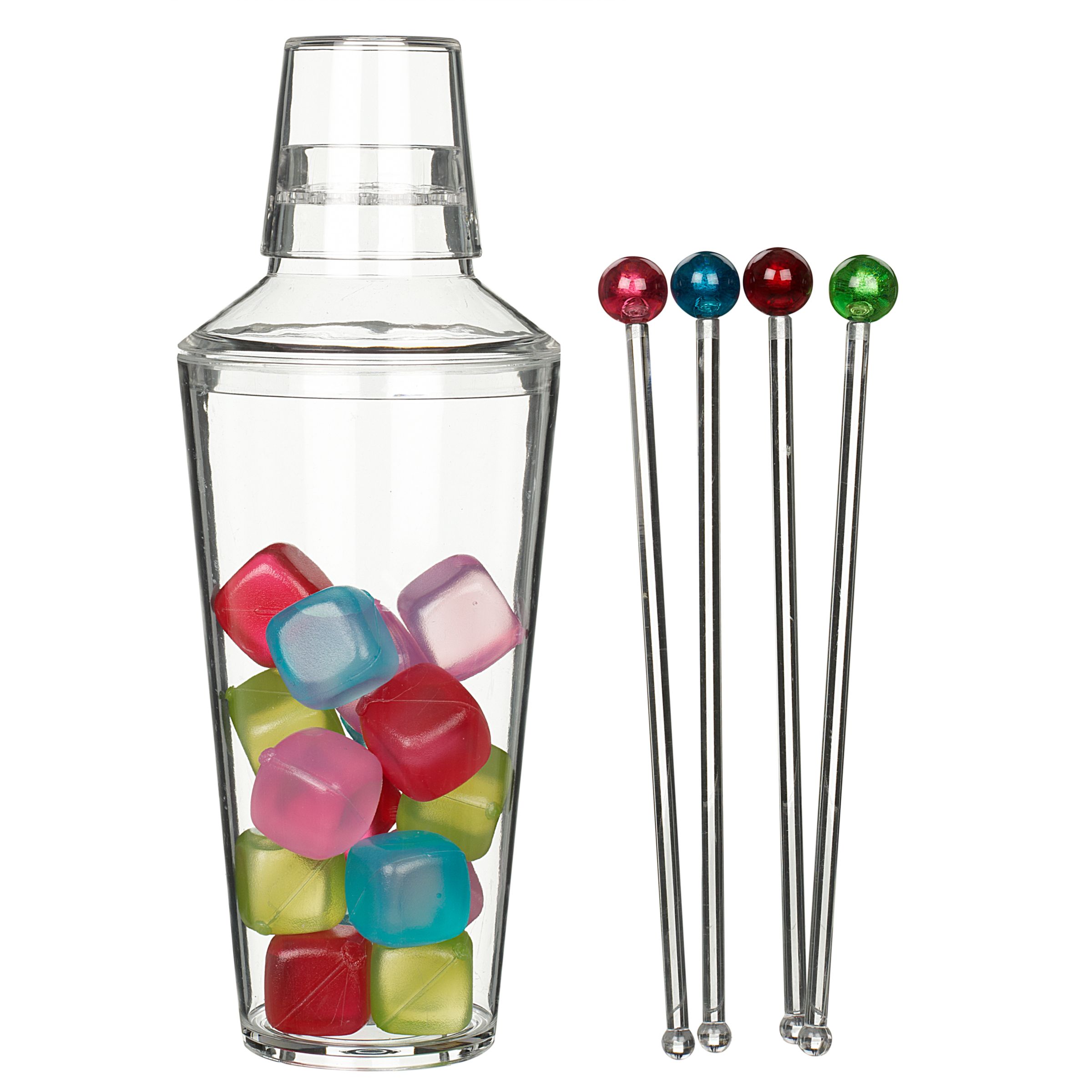 John Lewis Brights Cocktail Shaker Set