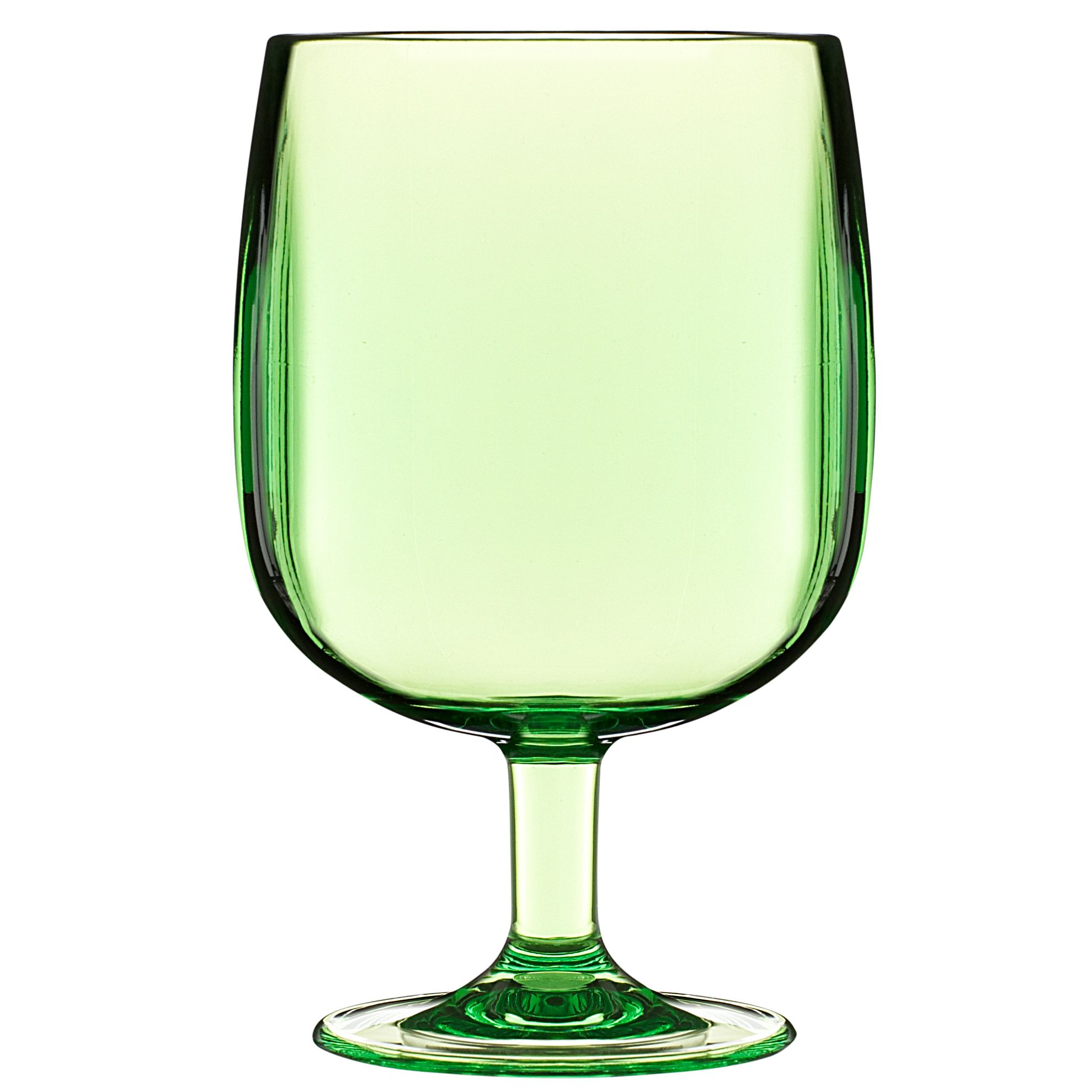 John Lewis Lime Acrylic Wine Glass