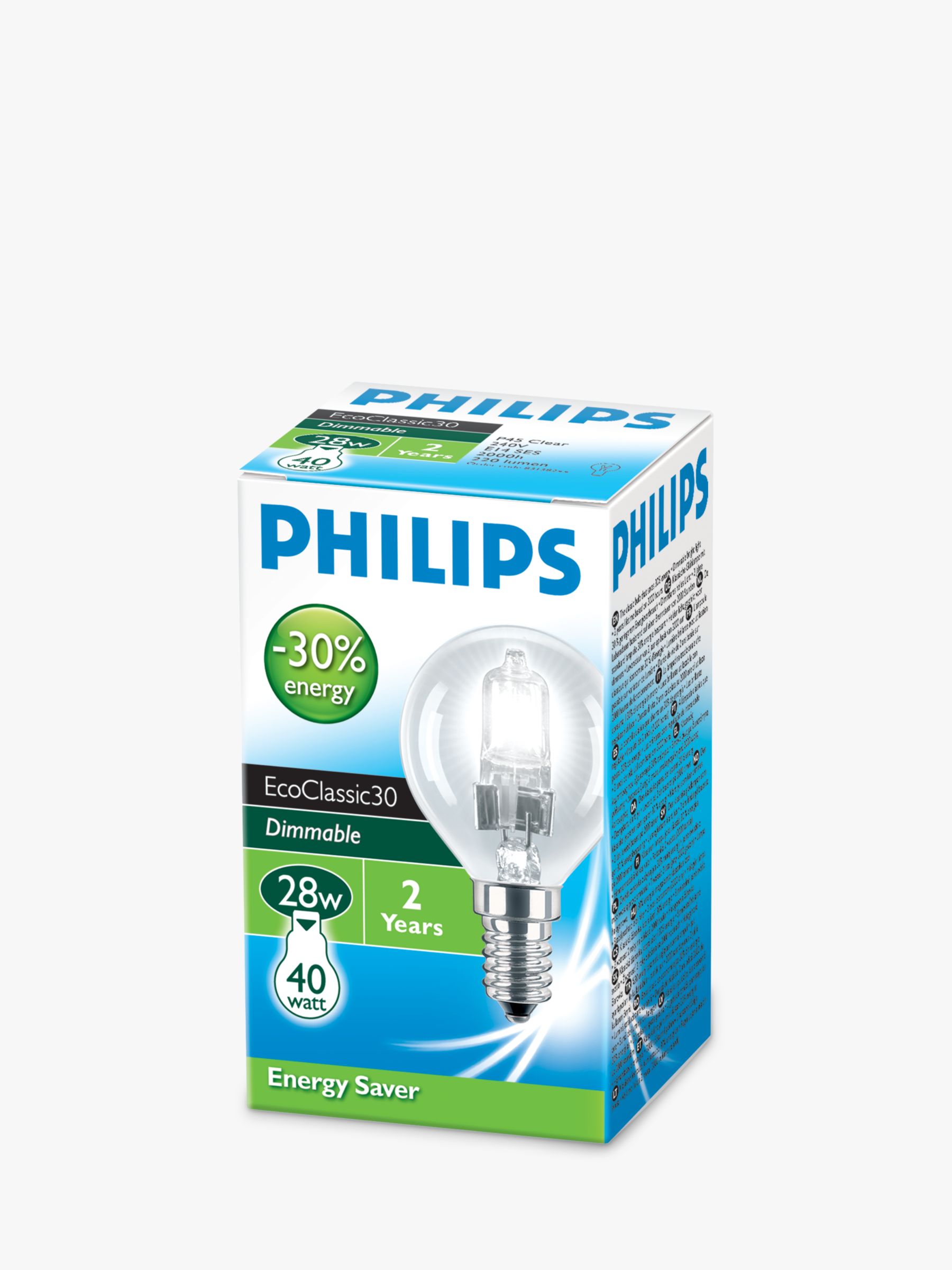 Philips Halogena on Buy Philips Halogen Classic Ses Golf Ball Bulb  Clear  28w Online At