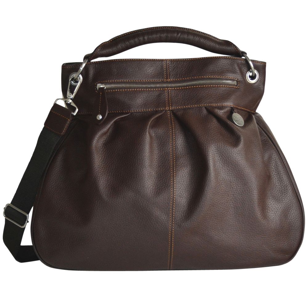 PacaPod Pheonix Leather Changing Bag, Dark Chocolate at John Lewis