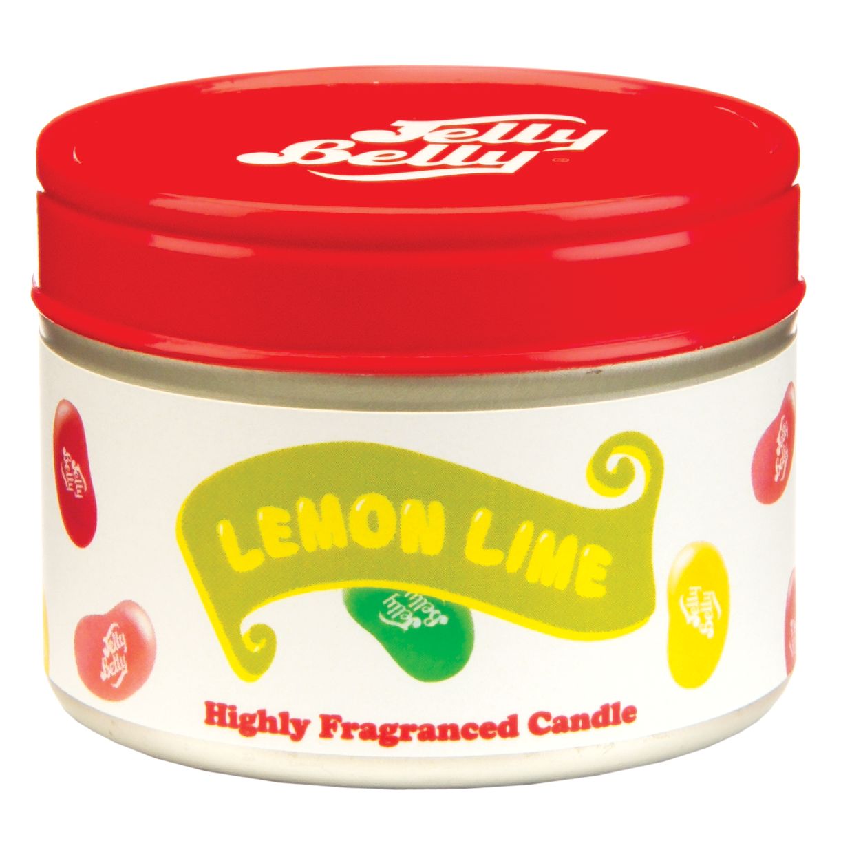 Jelly Belly Candle Tin, Lemon Lime