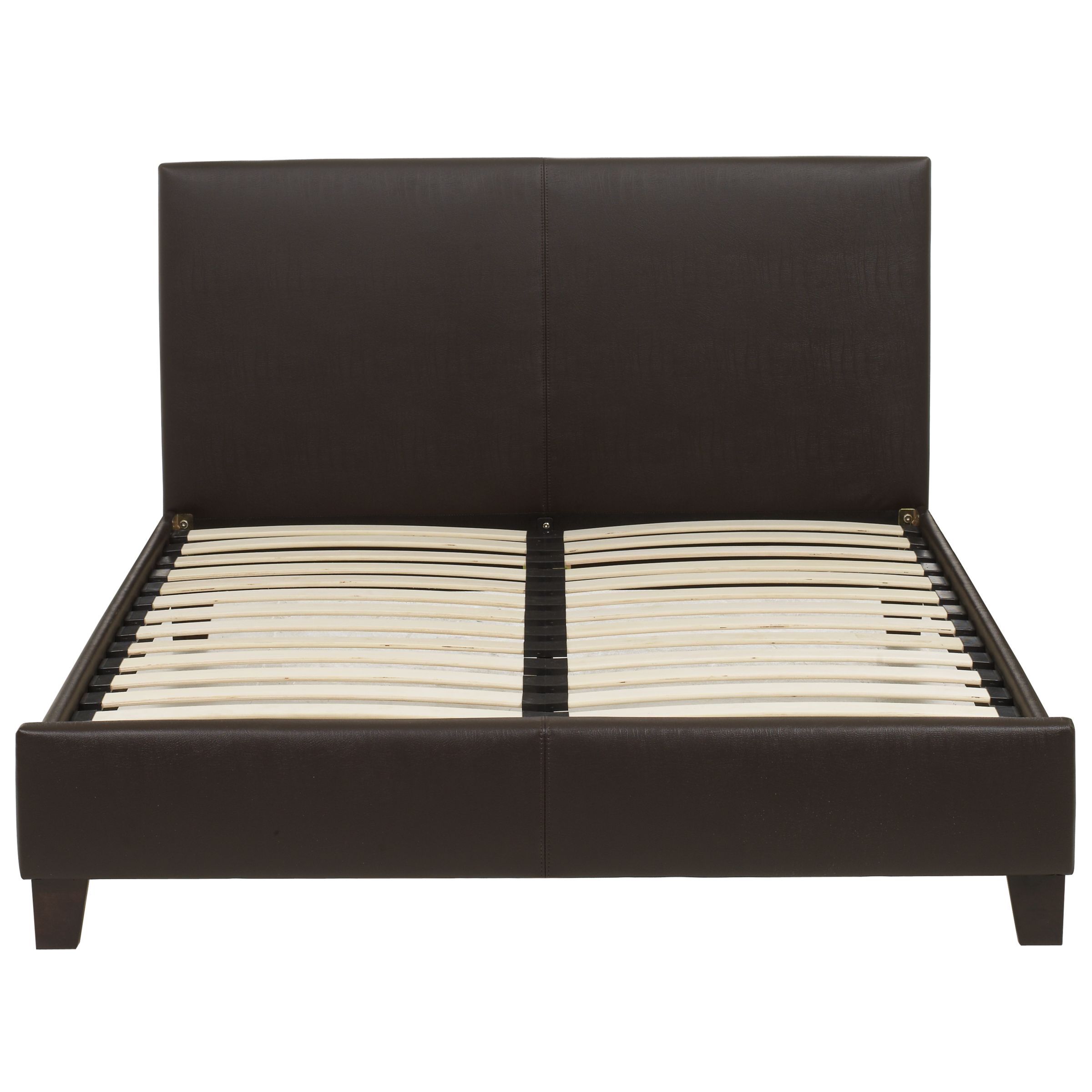 John Lewis Vento Bedstead, Chocolate, Double