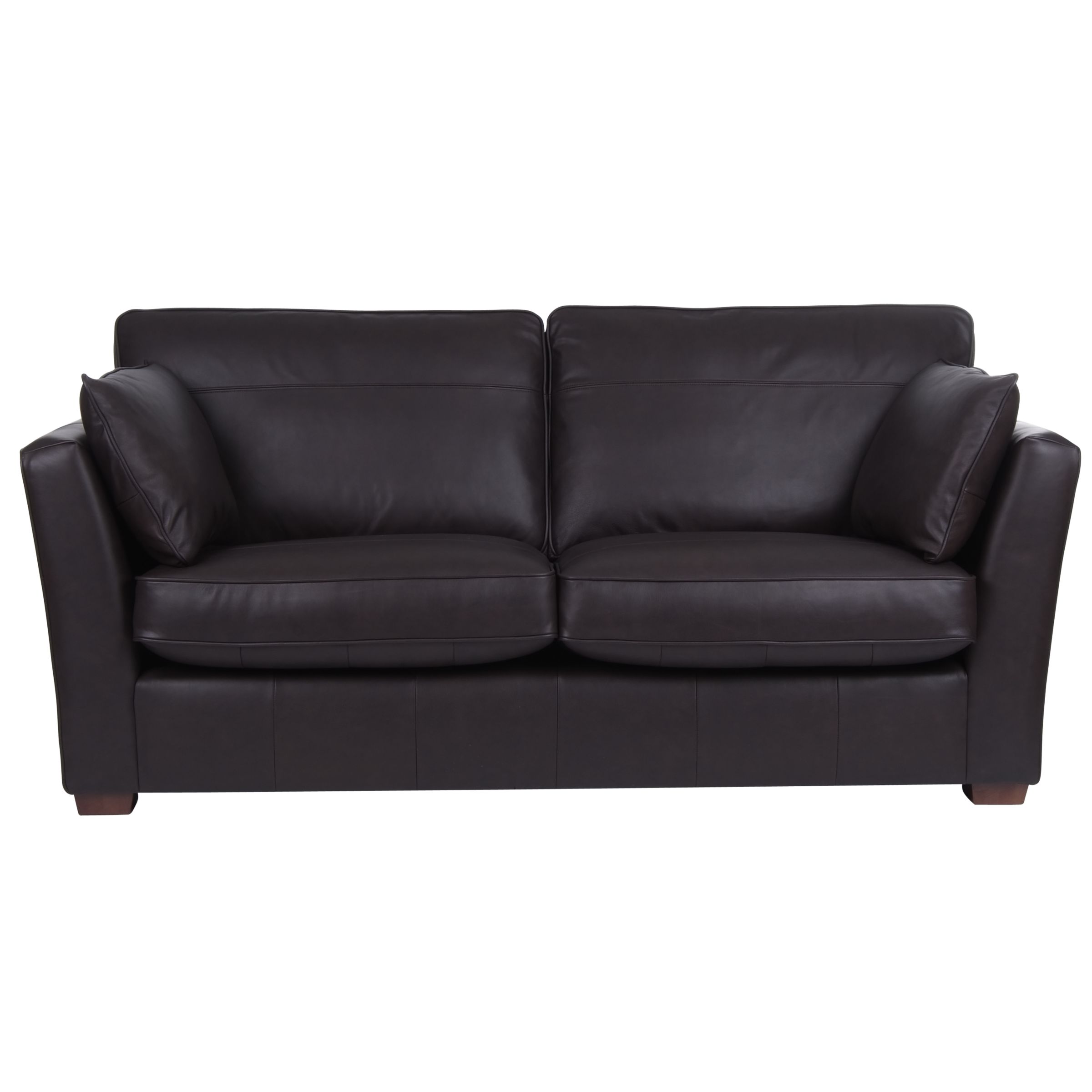 Nantes Large Leather Sofa, Chocolate