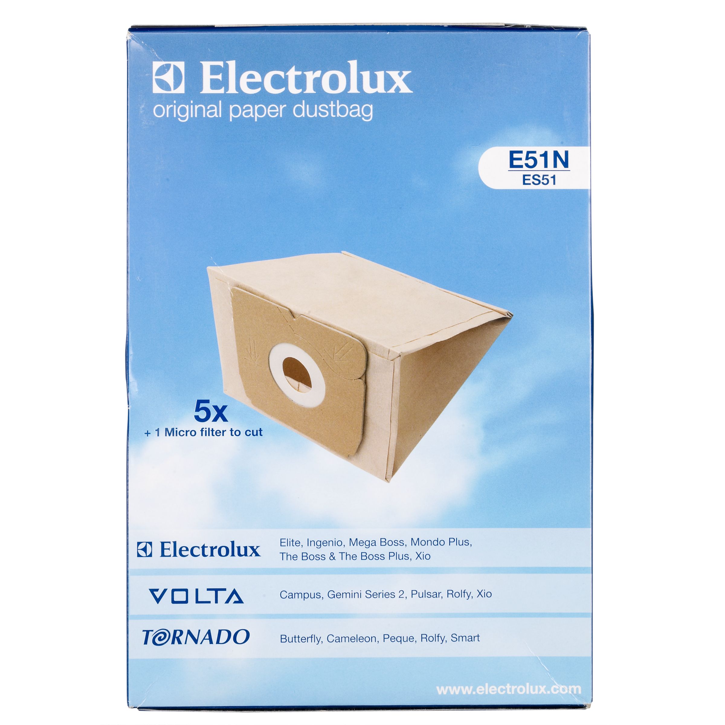 E51N Vacuum Cleaner Bags, Pack of 5