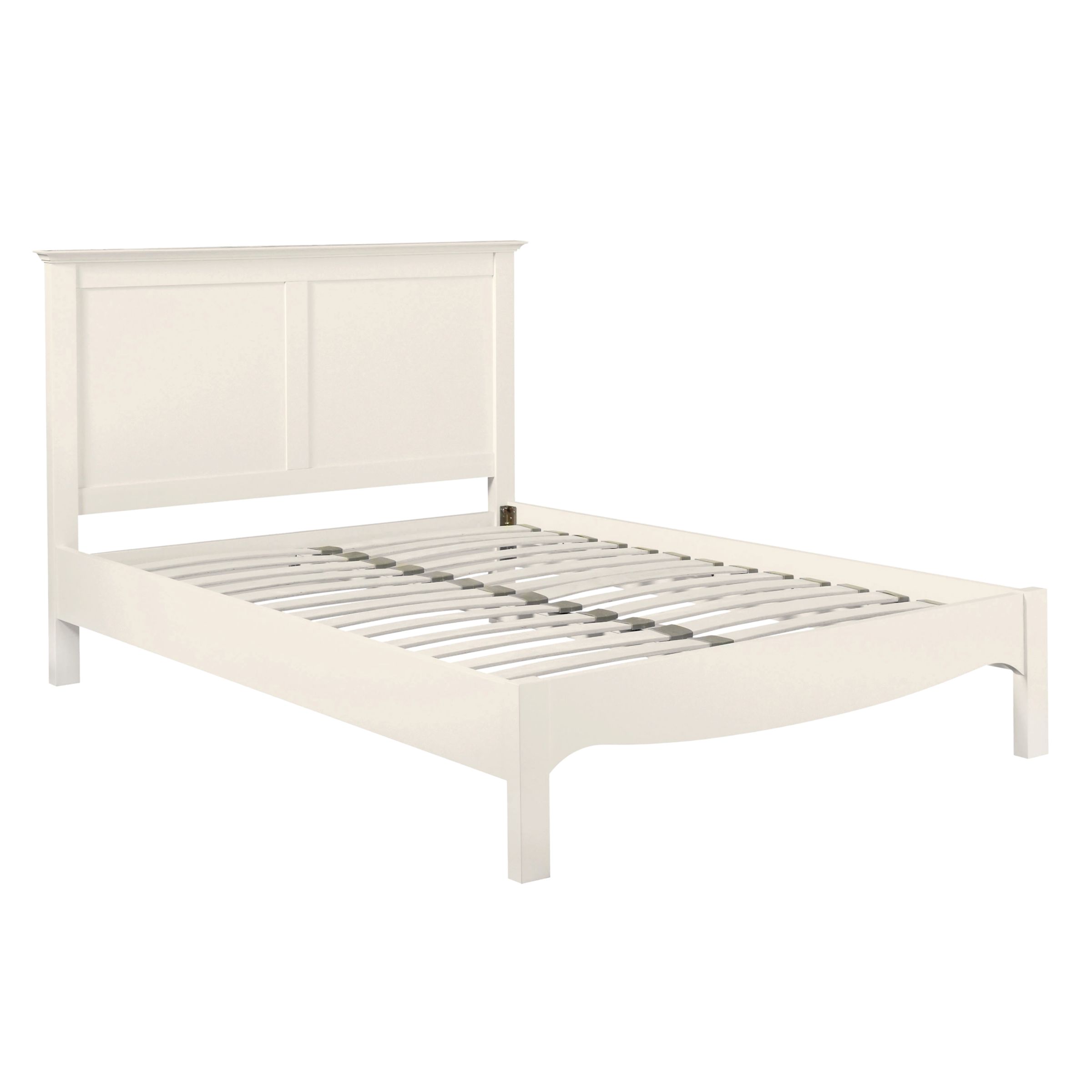 John Lewis Darcy Low End Bedstead, Single, Ivory at JohnLewis