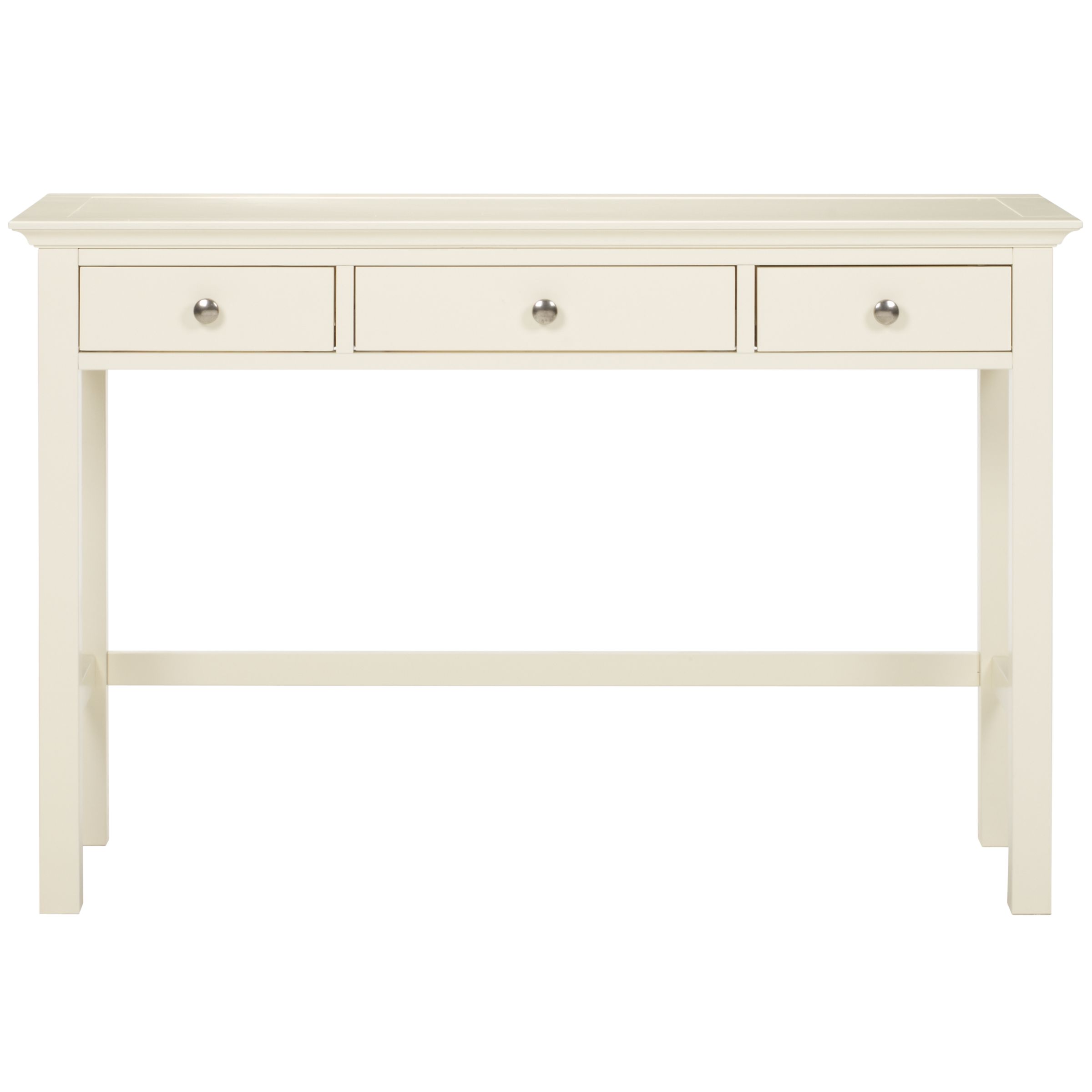 John Lewis Darcy 3 Drawer Dressing Table, Ivory