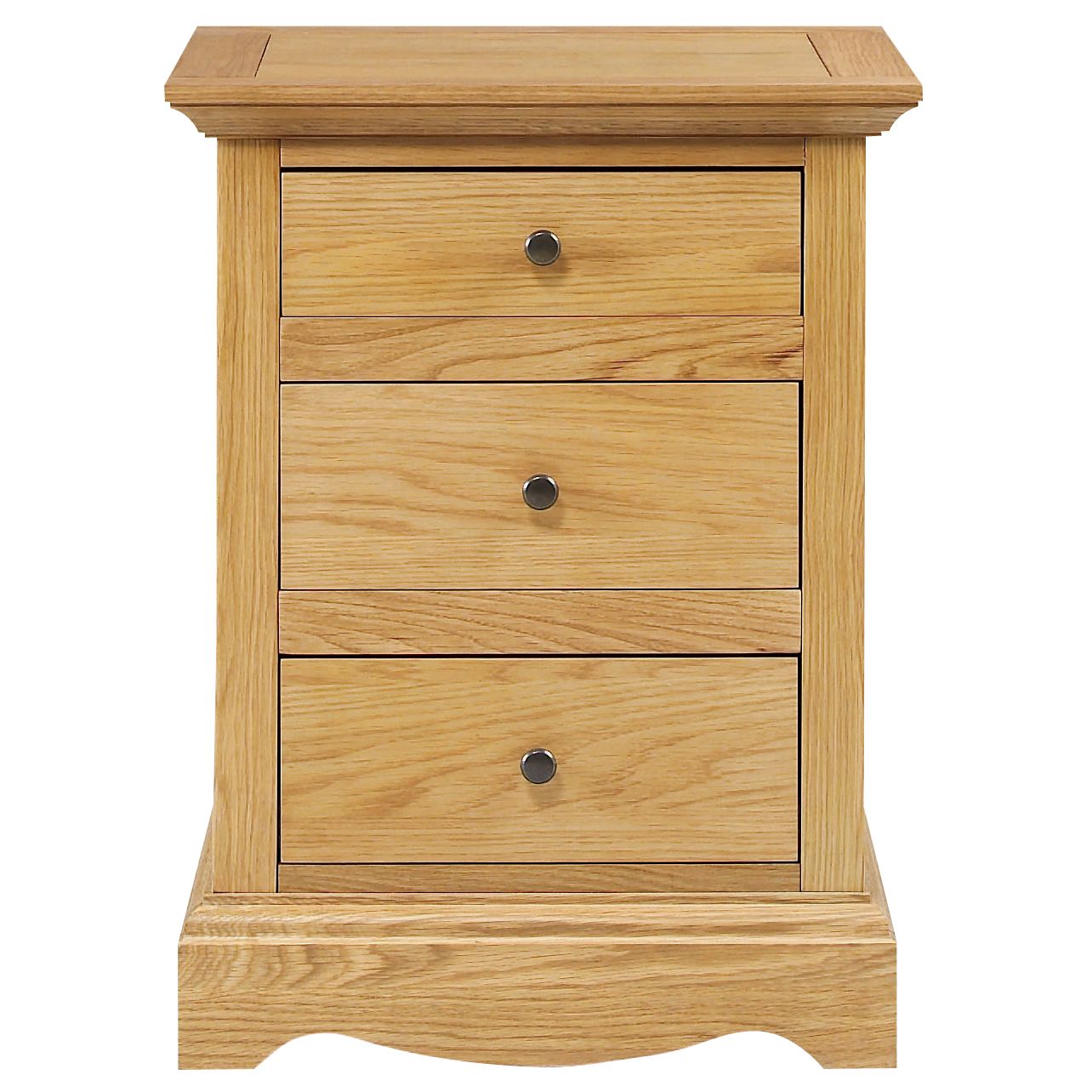 John Lewis Darcy 3 Drawer Bedside Chest at John Lewis