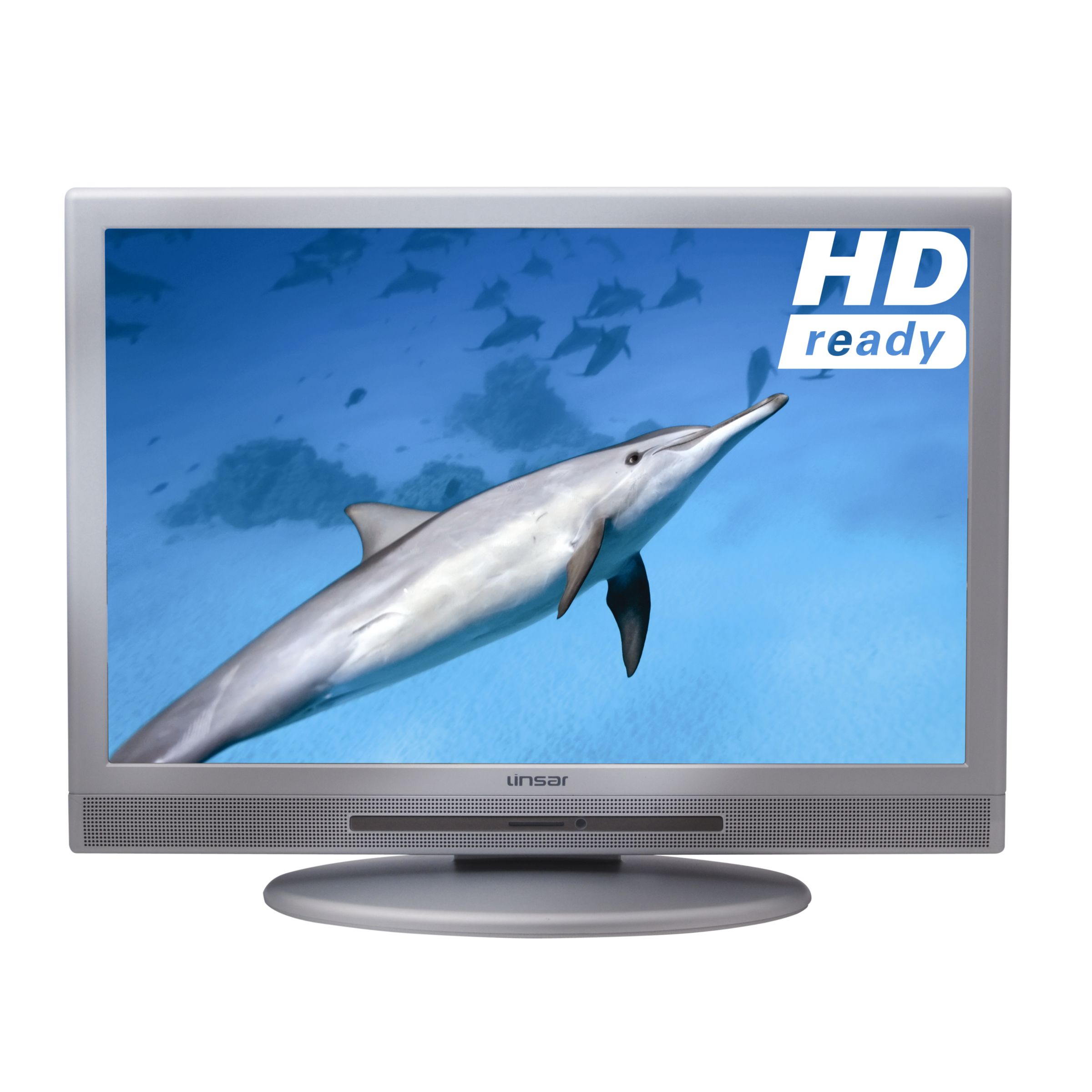 Linsar 22LVD5SE LCD HD Ready Digital Television/DVD Combi, 22 Inch, Silver at John Lewis