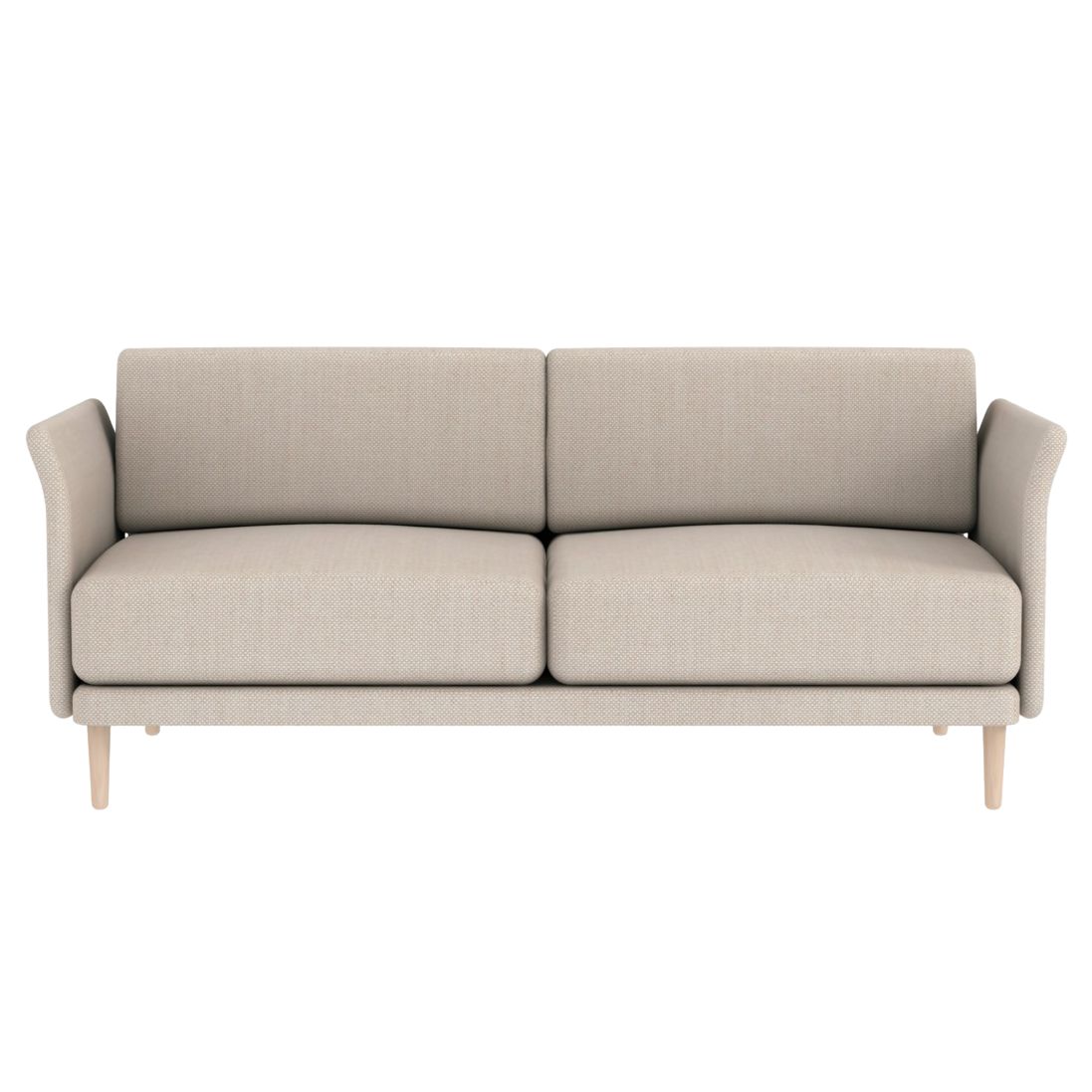 Matthew Hilton for Case Theo 2 Seat Sofa, Pepper at John Lewis