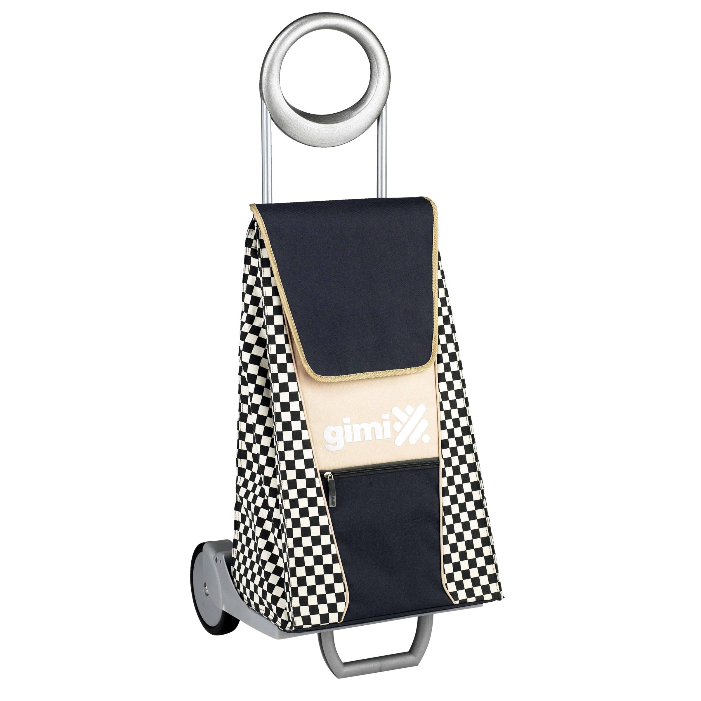 Gimi Extro Mint 2-Wheel Shopping Trolley, Grey