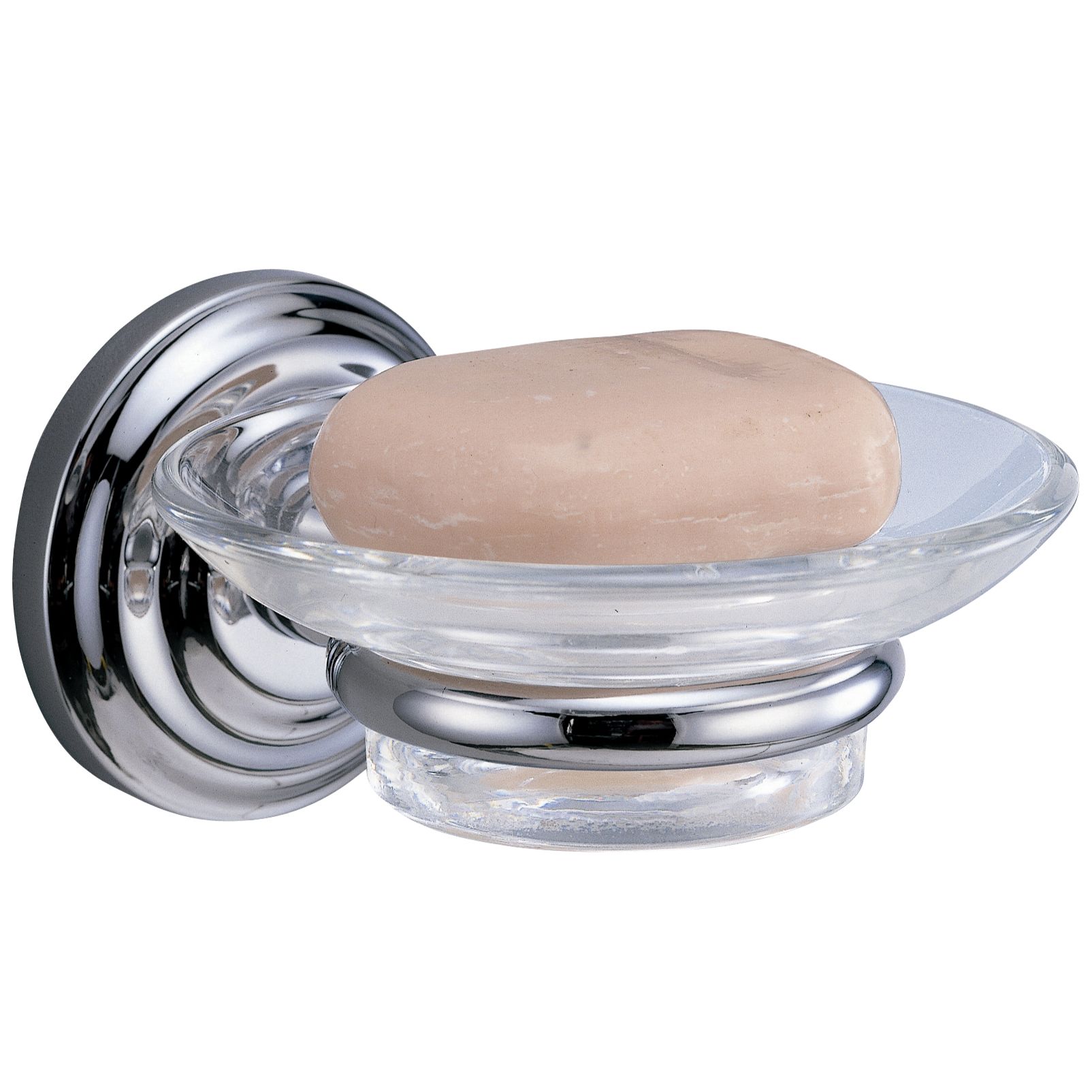 John Lewis Oxford Soap Dish, Chrome