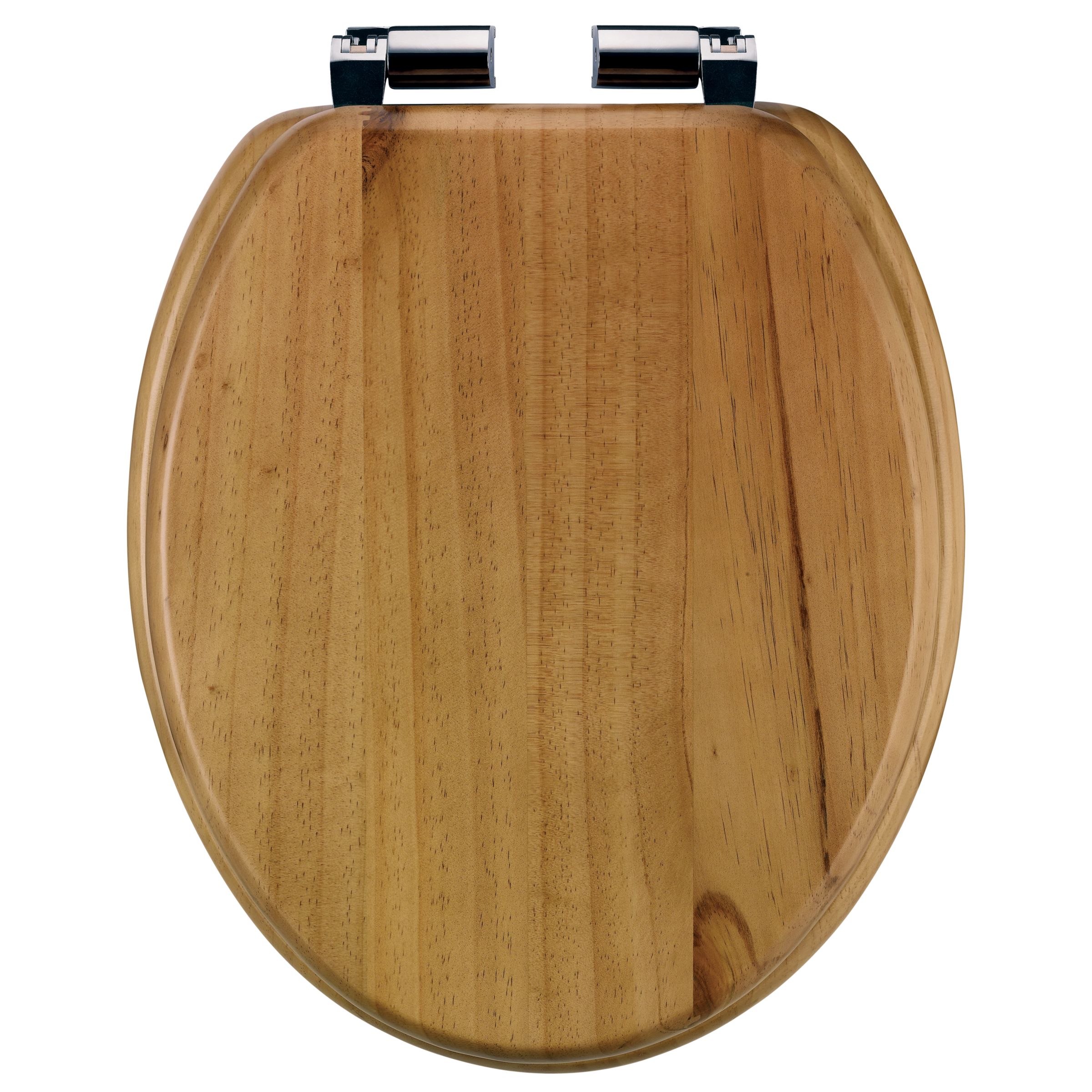 John Lewis Adriatic Soft Close Toilet Seat, Pine