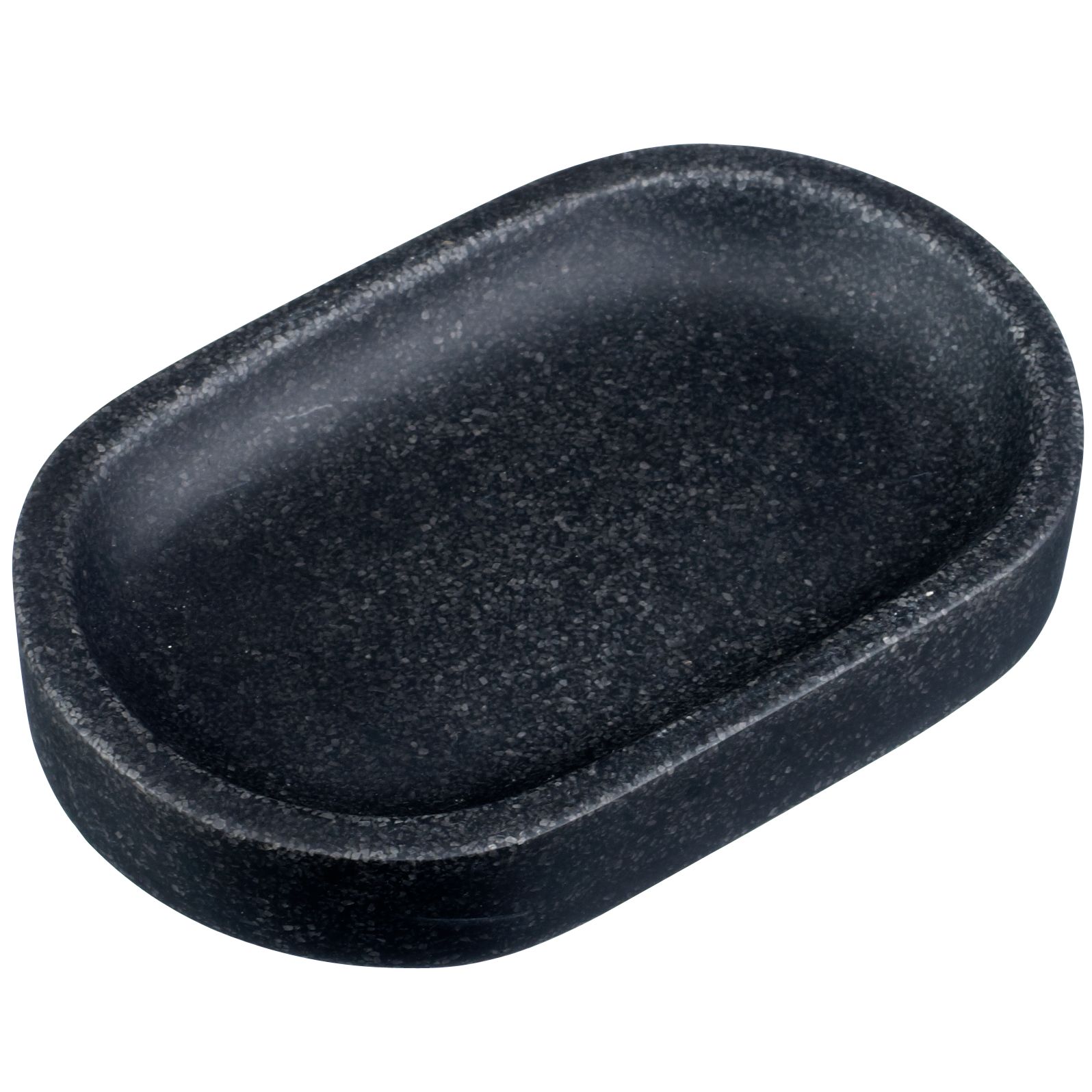 Black Fleck Soap Dish