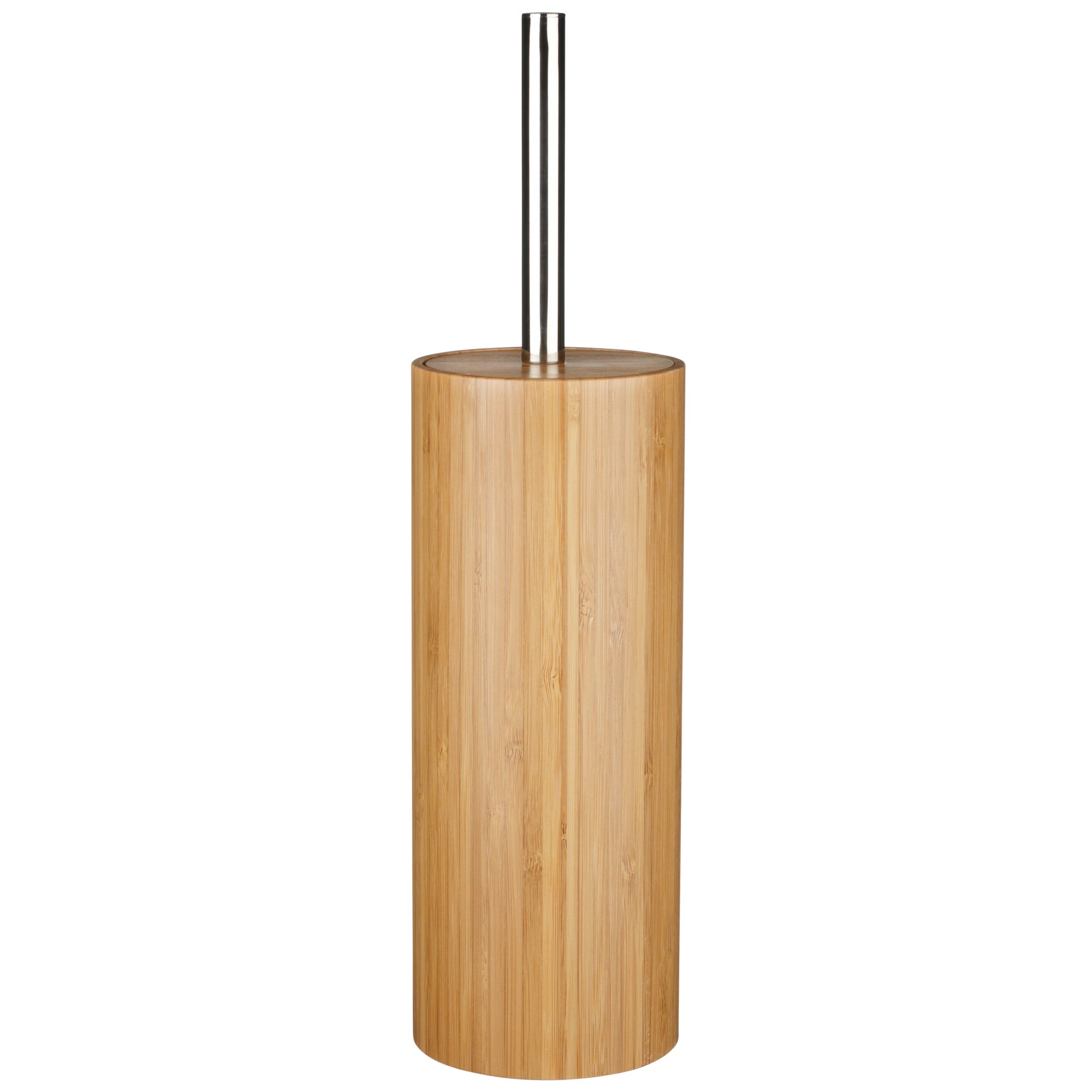Bamboo Bathroom Toilet Brush Set