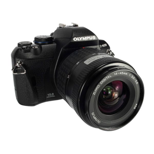 Olympus E420 Digital SLR Camera with 1442mm Lens