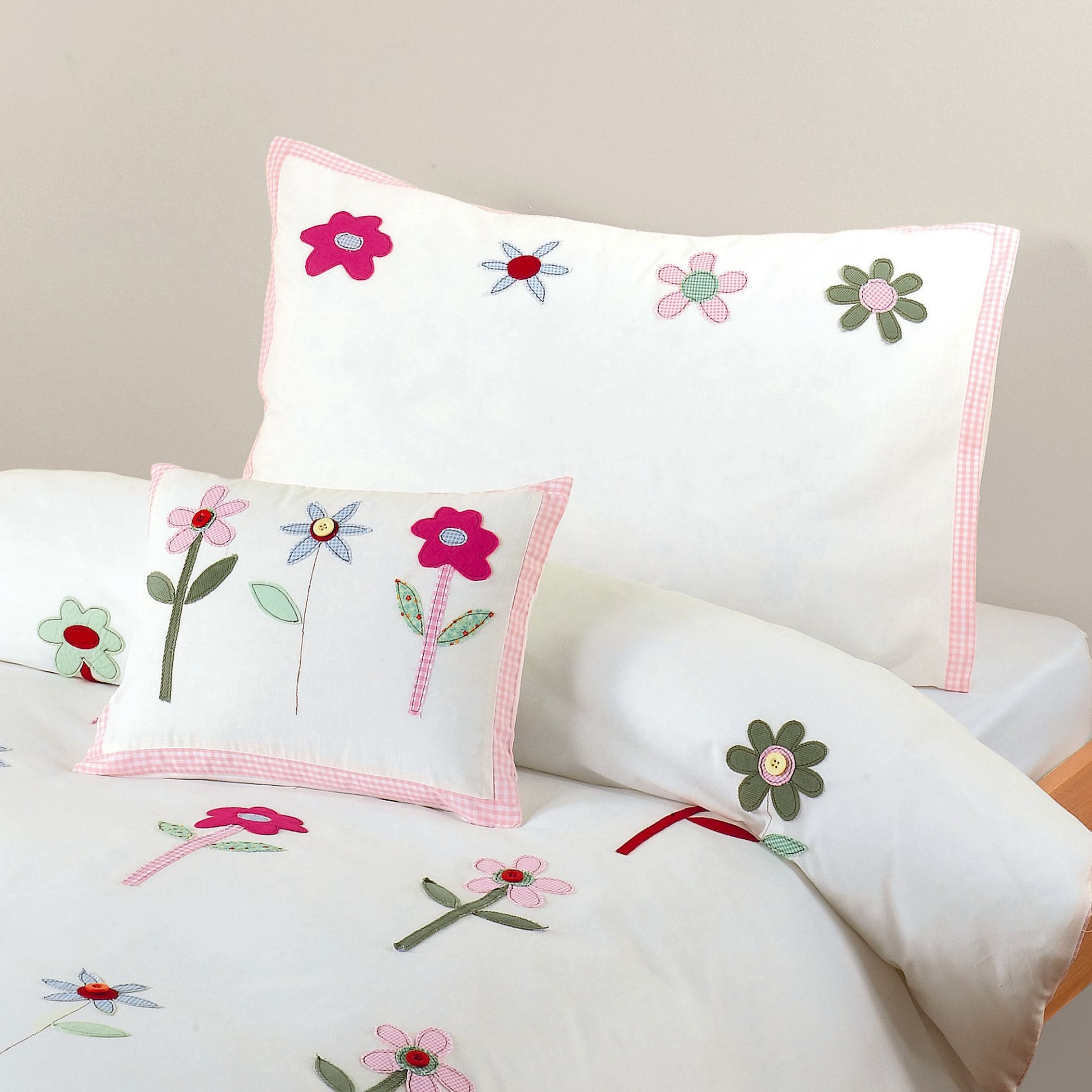 Vintage Flowers Duvet Cover Set, Single