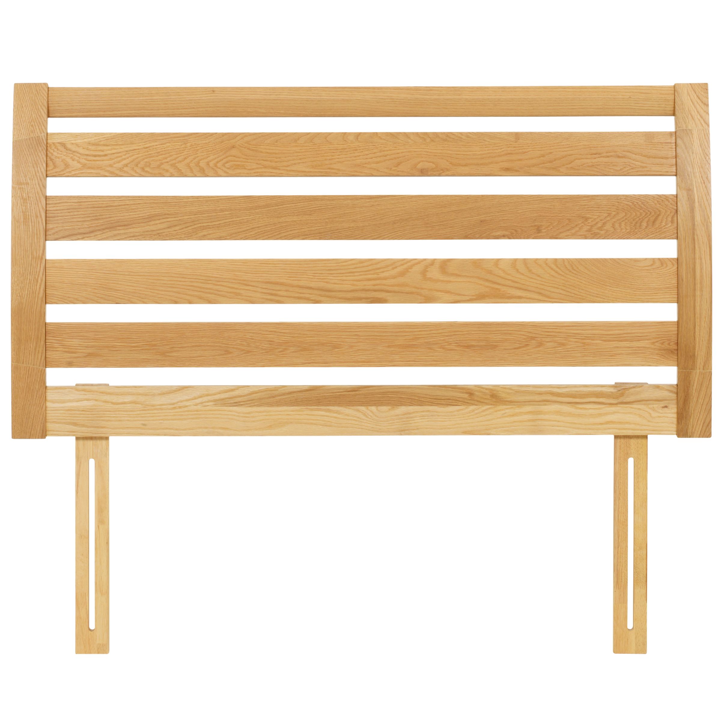 John Lewis Fawley Headboard, Oak, Kingsize at John Lewis