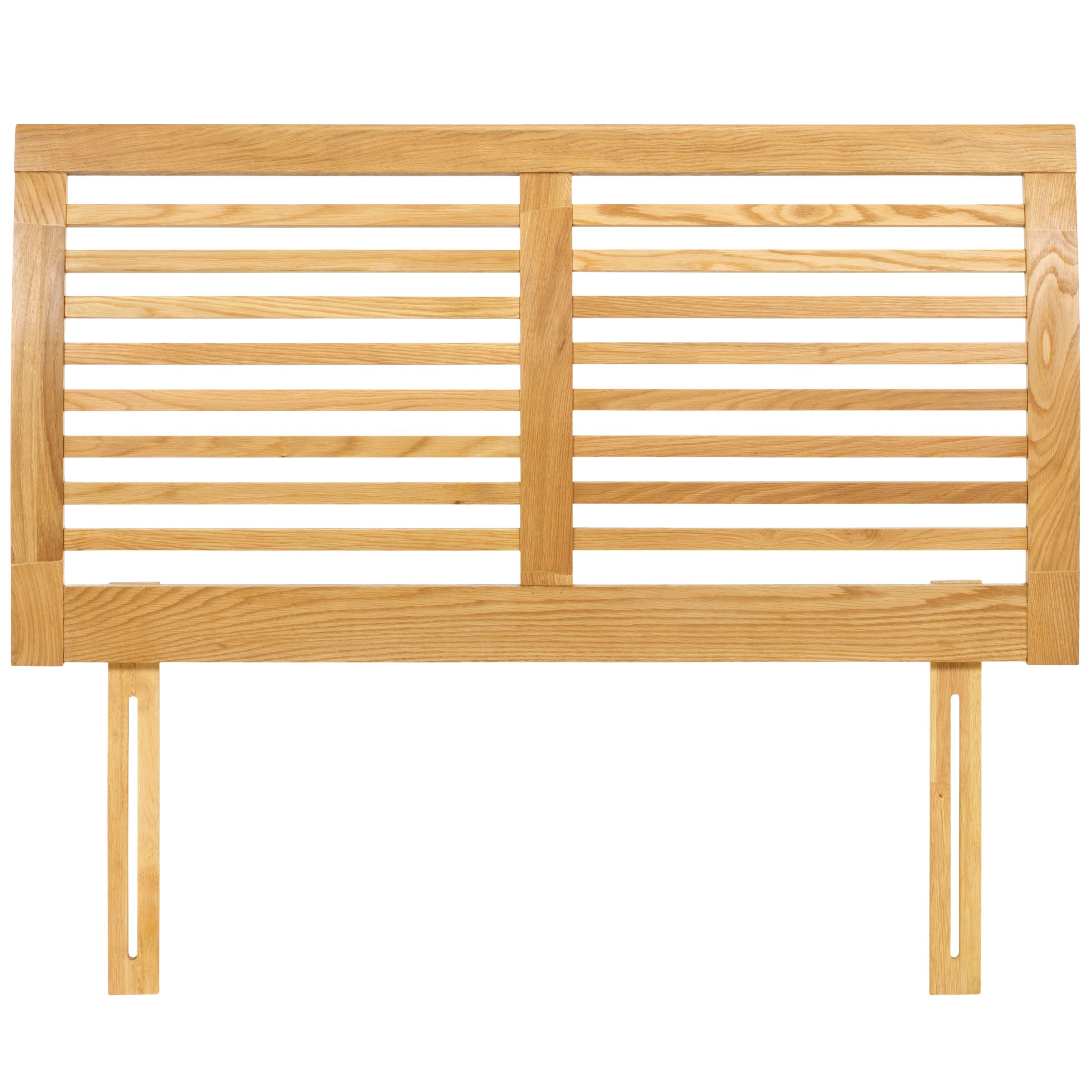 John Lewis Marlow Headboard, Oak, Double at John Lewis