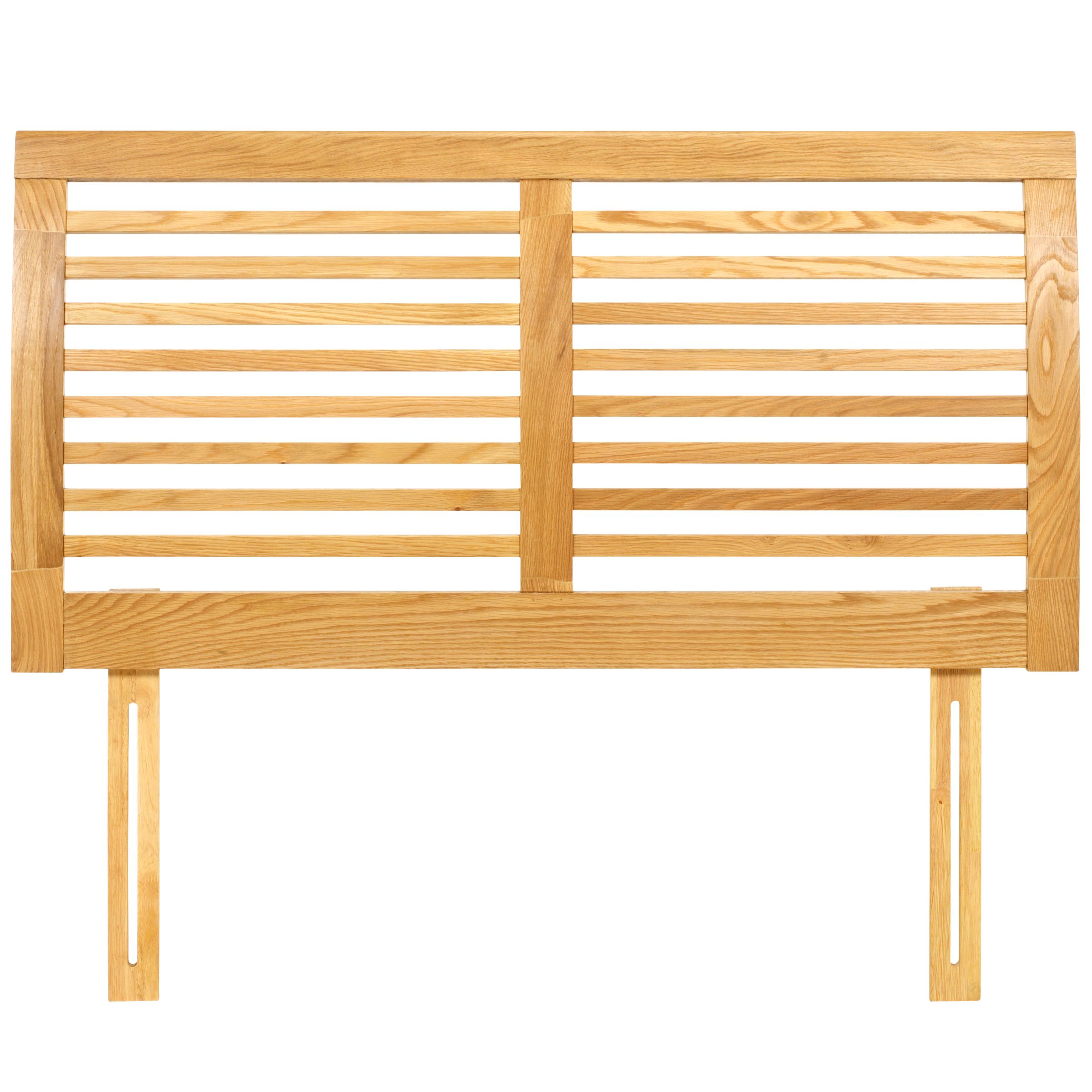 John Lewis Marlow Headboard, Oak, Kingsize