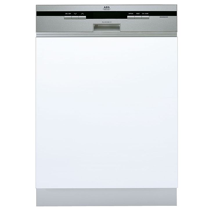 AEG F89020IM Semi-Integrated Dishwasher at John Lewis