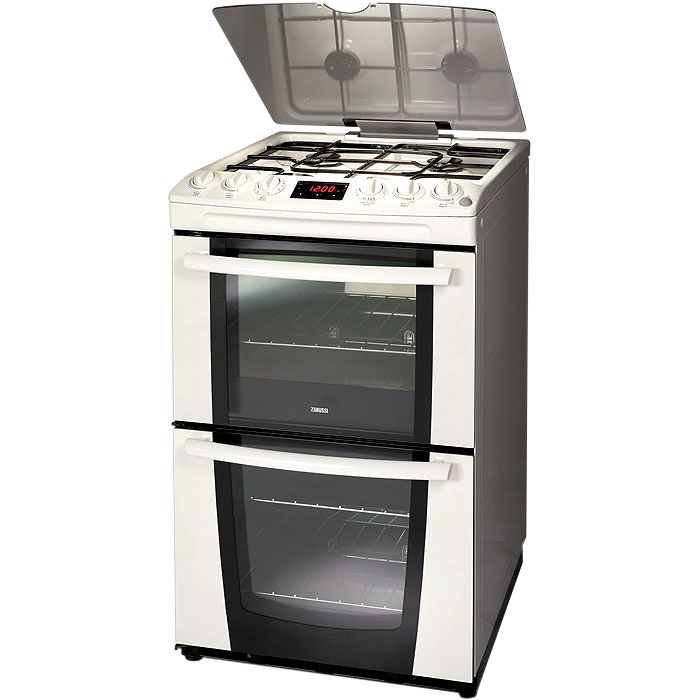 Zanussi ZKG5540WFN Gas Cooker White