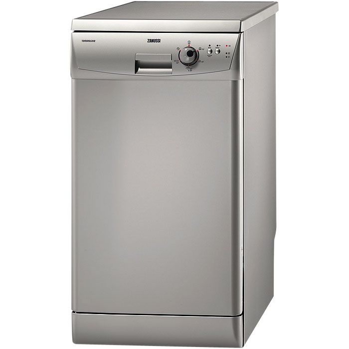 Zanussi ZDS2010S Slimline Dishwasher, Silver at John Lewis