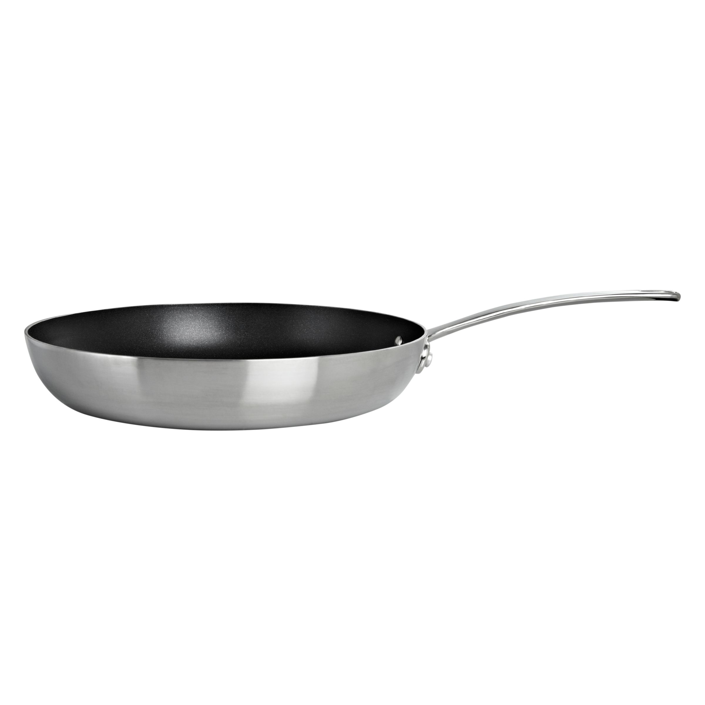 John Lewis 3-Ply Nonstick Frying Pan, 28cm