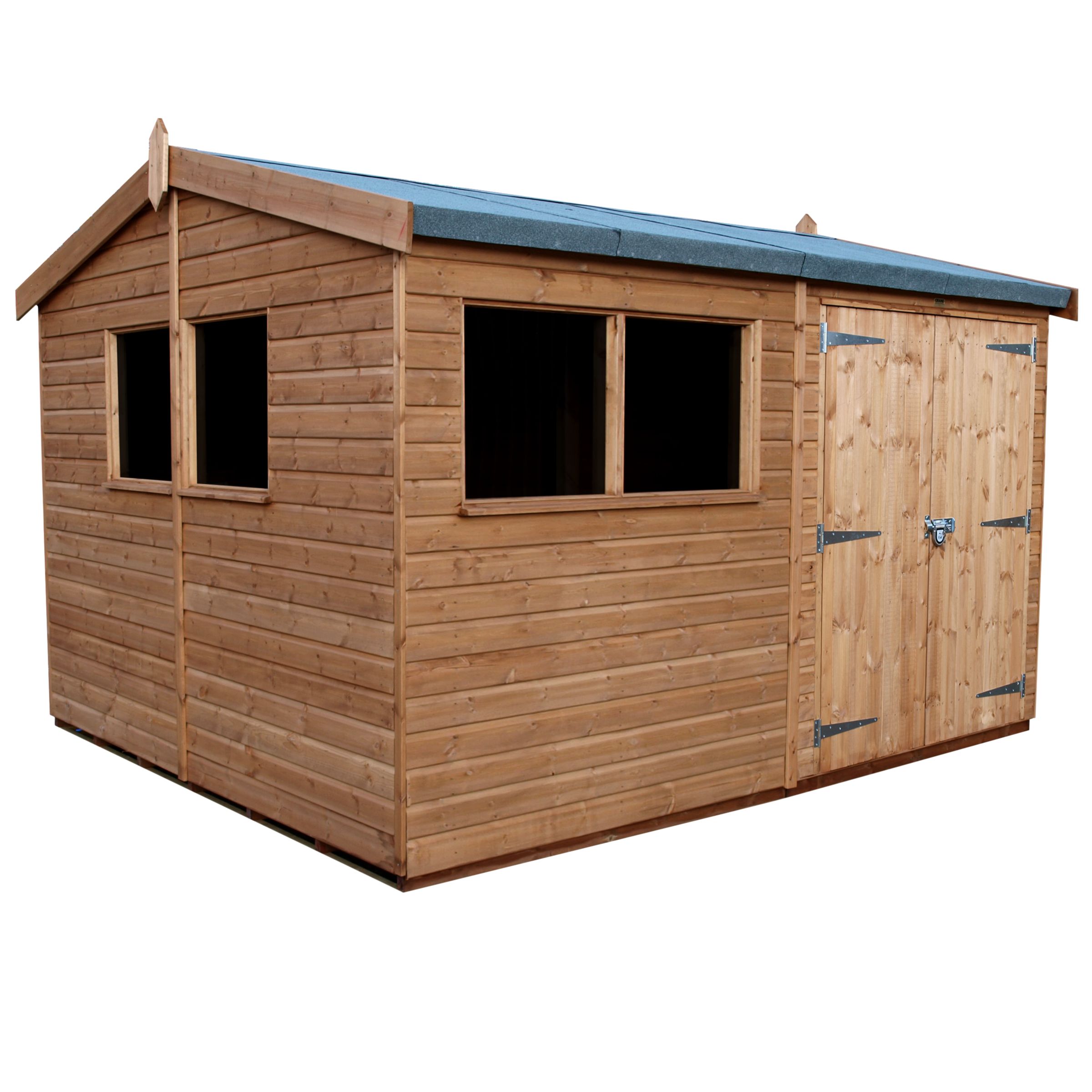 Crane Garden Workshop, 3x3.6m, Natural, Style A at John Lewis