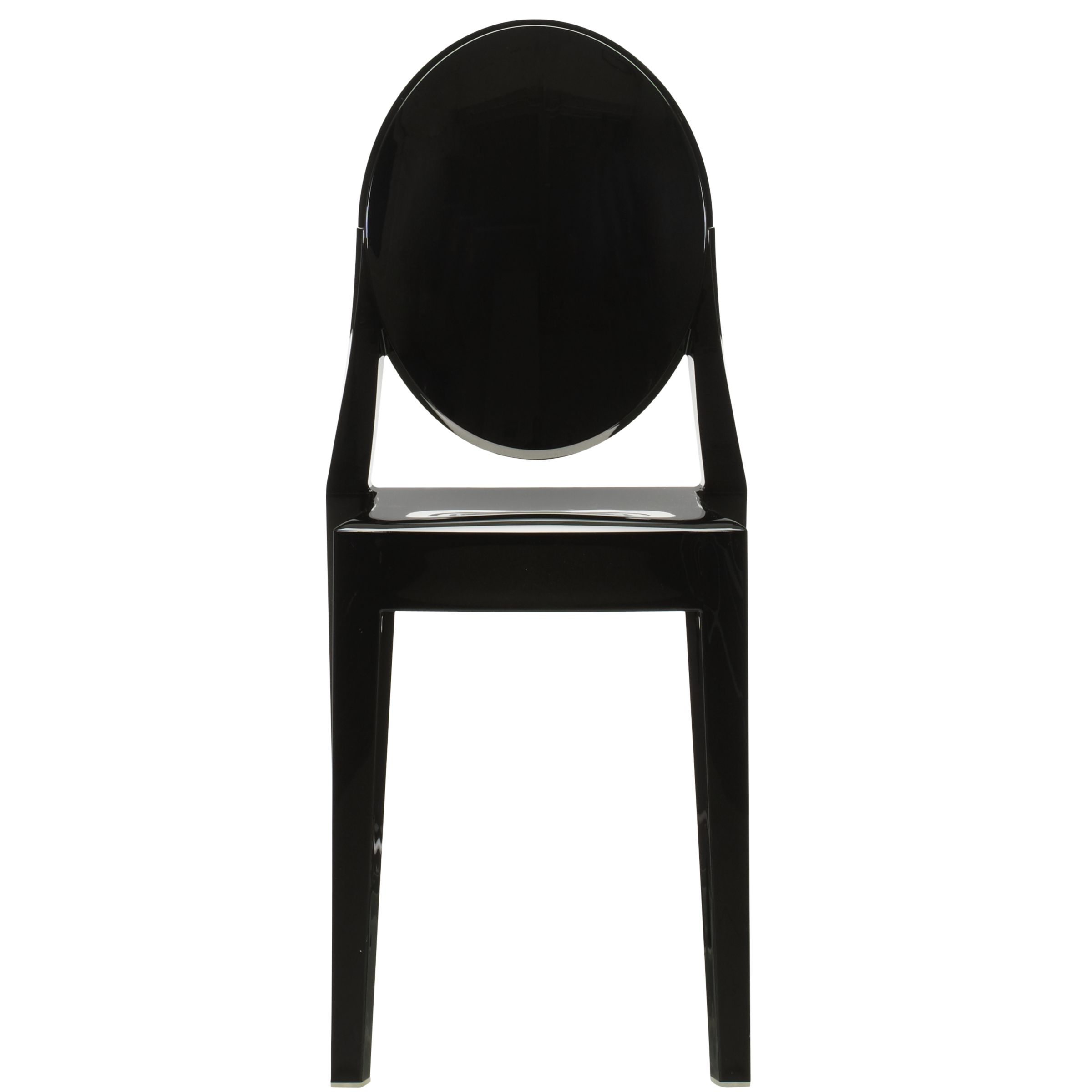 Philippe Starck for Kartell Victoria Ghost Chair, Black at John Lewis