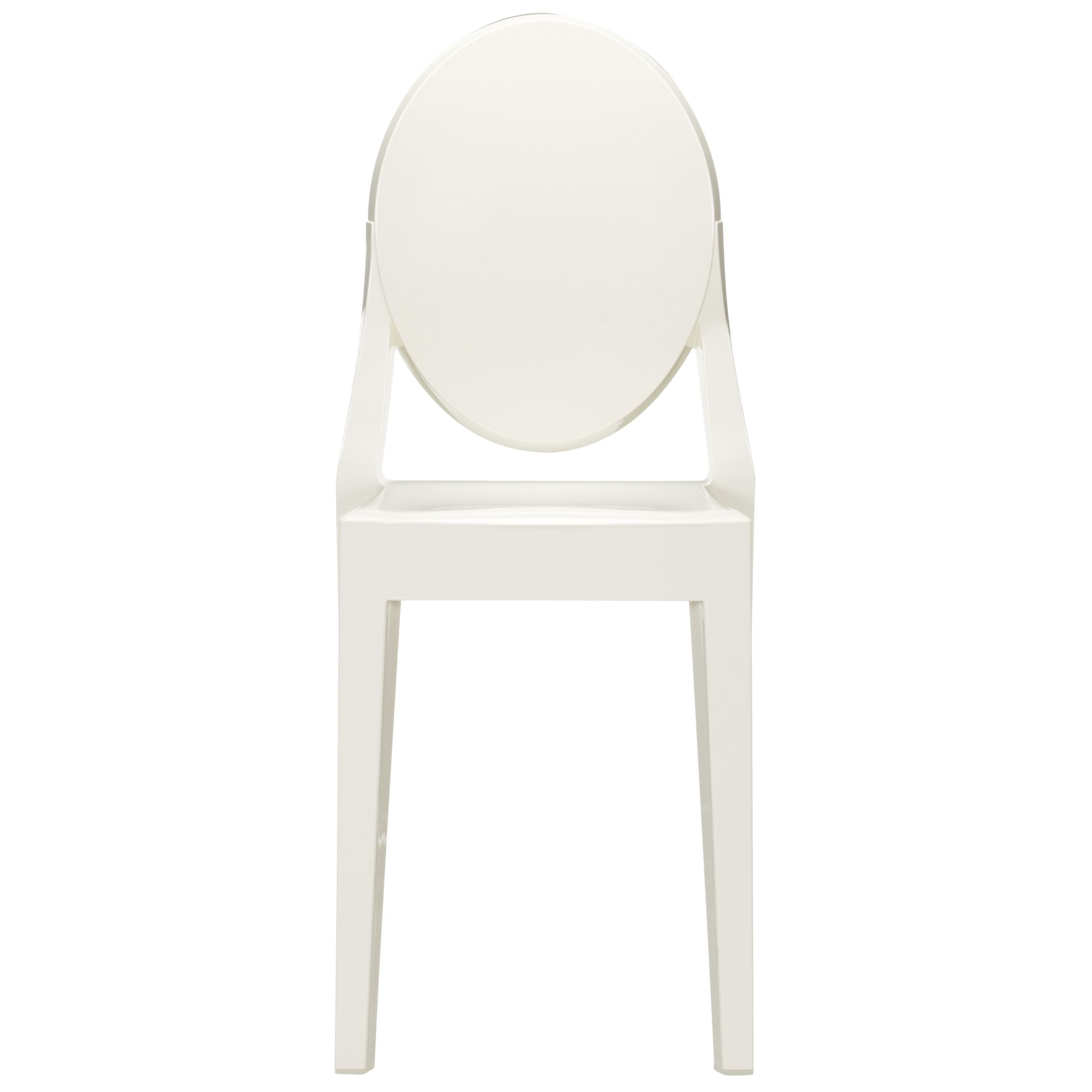 Philippe Starck for Kartell Victoria Ghost Chair, White at John Lewis